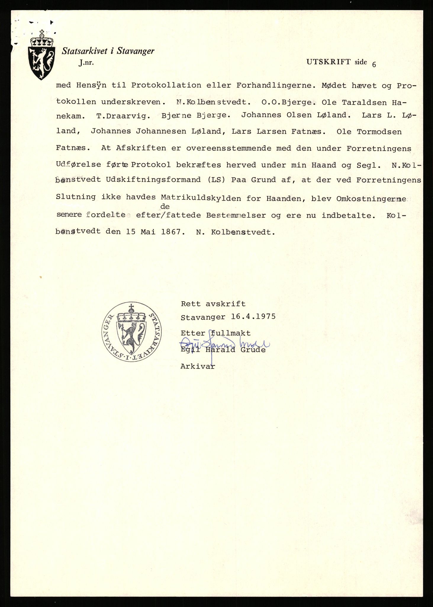 Statsarkivet i Stavanger, AV/SAST-A-101971/03/Y/Yj/L0009: Avskrifter sortert etter gårdsnavn: Bjerge indre - Bjørndalen søndre, 1750-1930, s. 37