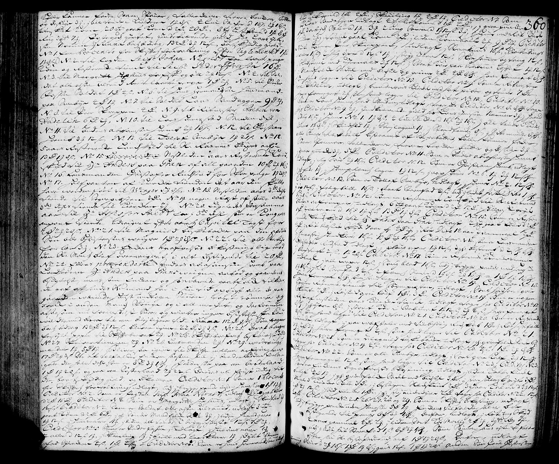 Toten tingrett, SAH/TING-006/J/Ja/L0006: Skifteprotokoll, 1706-1722, s. 359b-360a