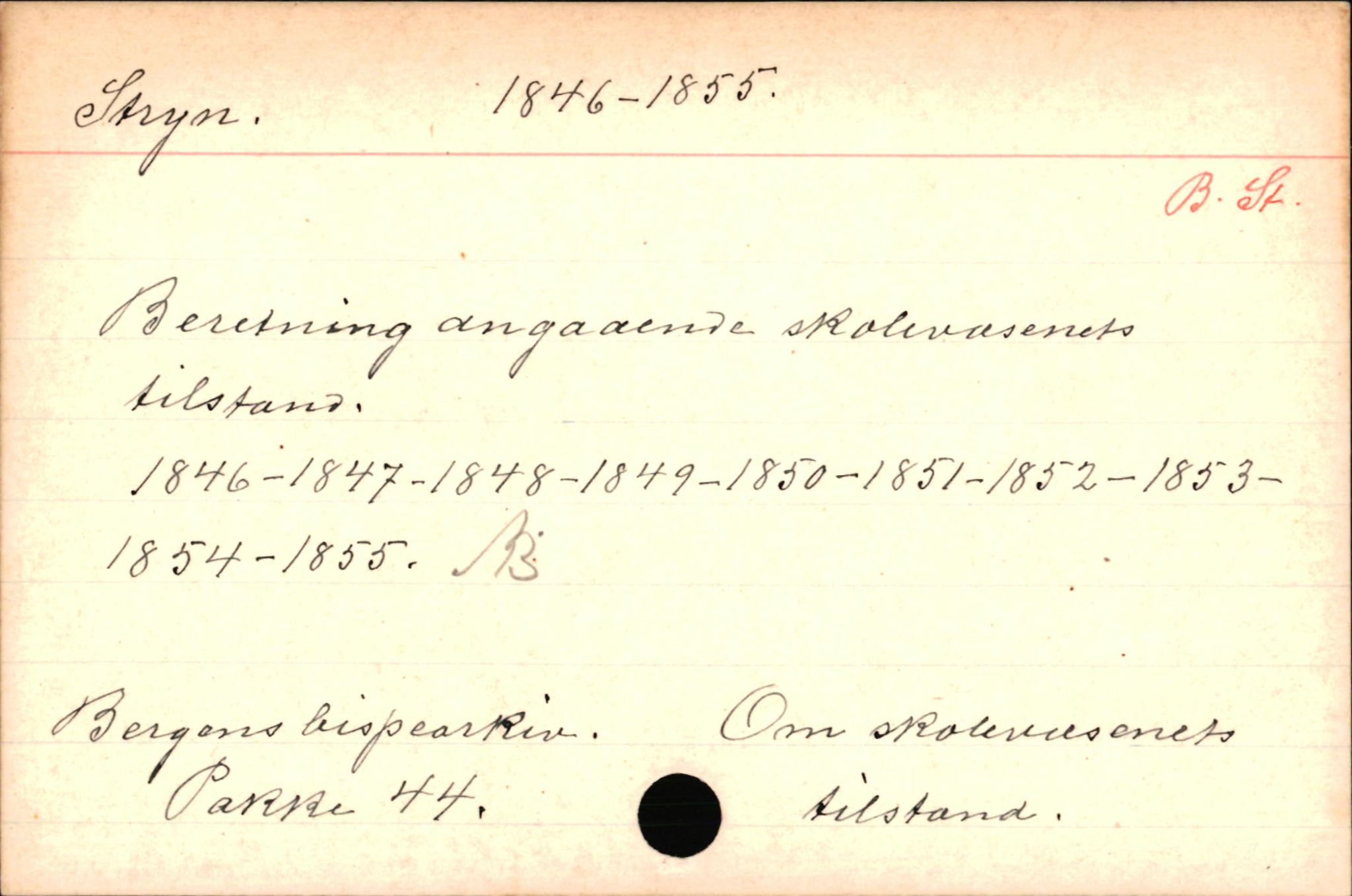 Haugen, Johannes - lærer, SAB/SAB/PA-0036/01/L0001: Om klokkere og lærere, 1521-1904, s. 10194