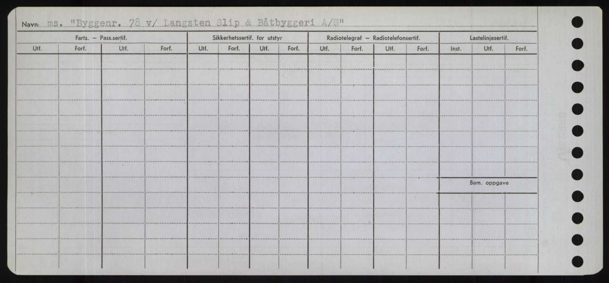 Sjøfartsdirektoratet med forløpere, Skipsmålingen, RA/S-1627/H/Hd/L0006: Fartøy, Byg-Båt, s. 490