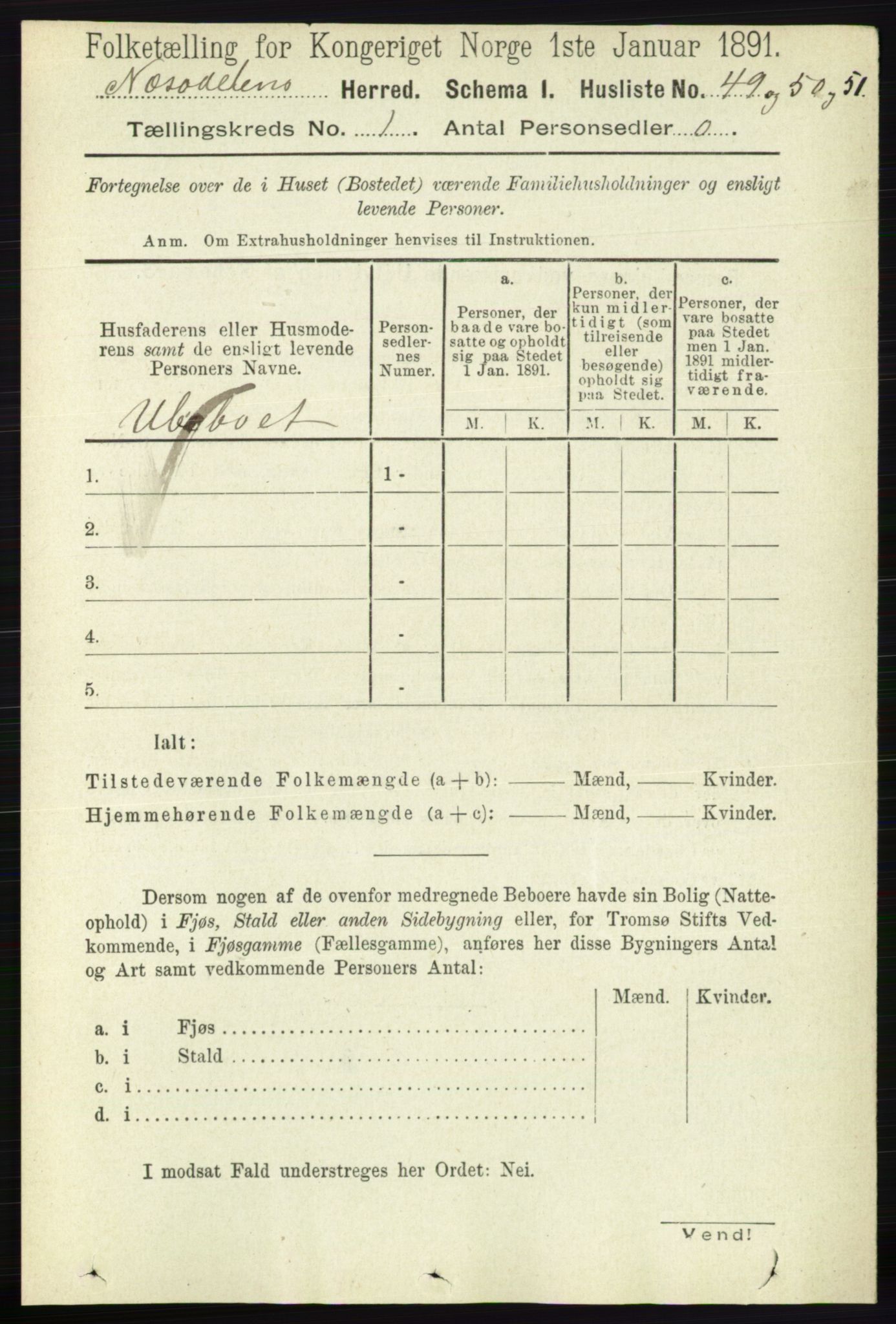 RA, Folketelling 1891 for 0216 Nesodden herred, 1891, s. 61