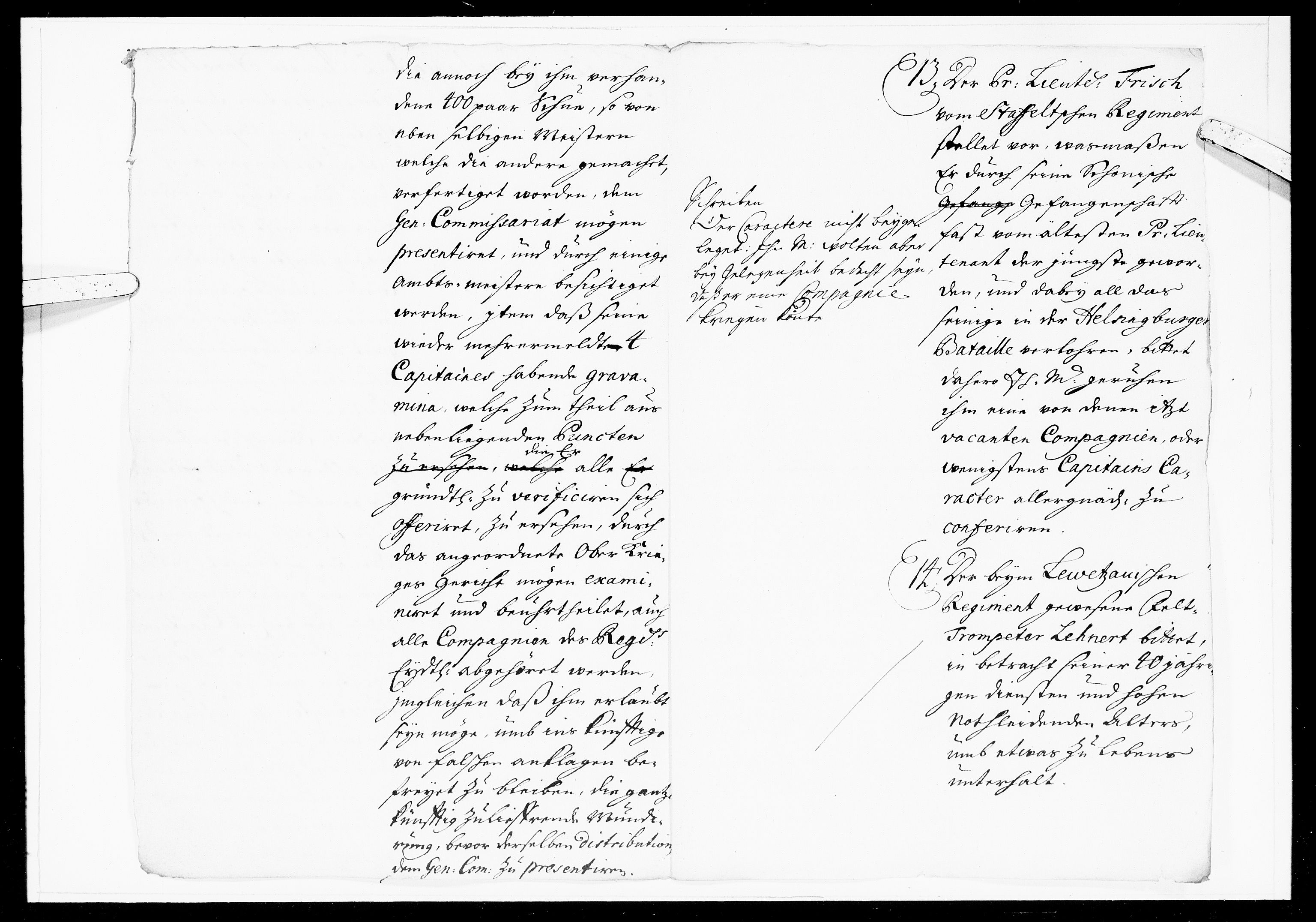 Krigskollegiet, Krigskancelliet, DRA/A-0006/-/1003-1013: Refererede sager, 1714, s. 10