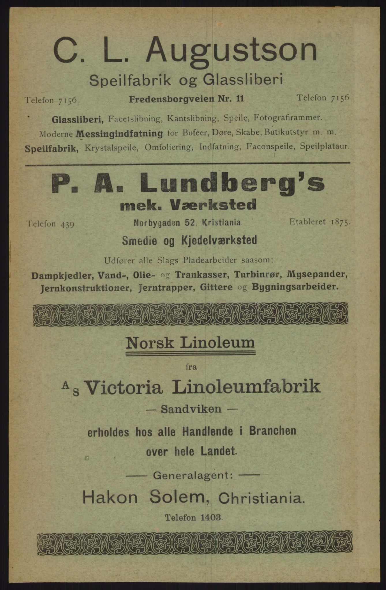 Kristiania/Oslo adressebok, PUBL/-, 1914