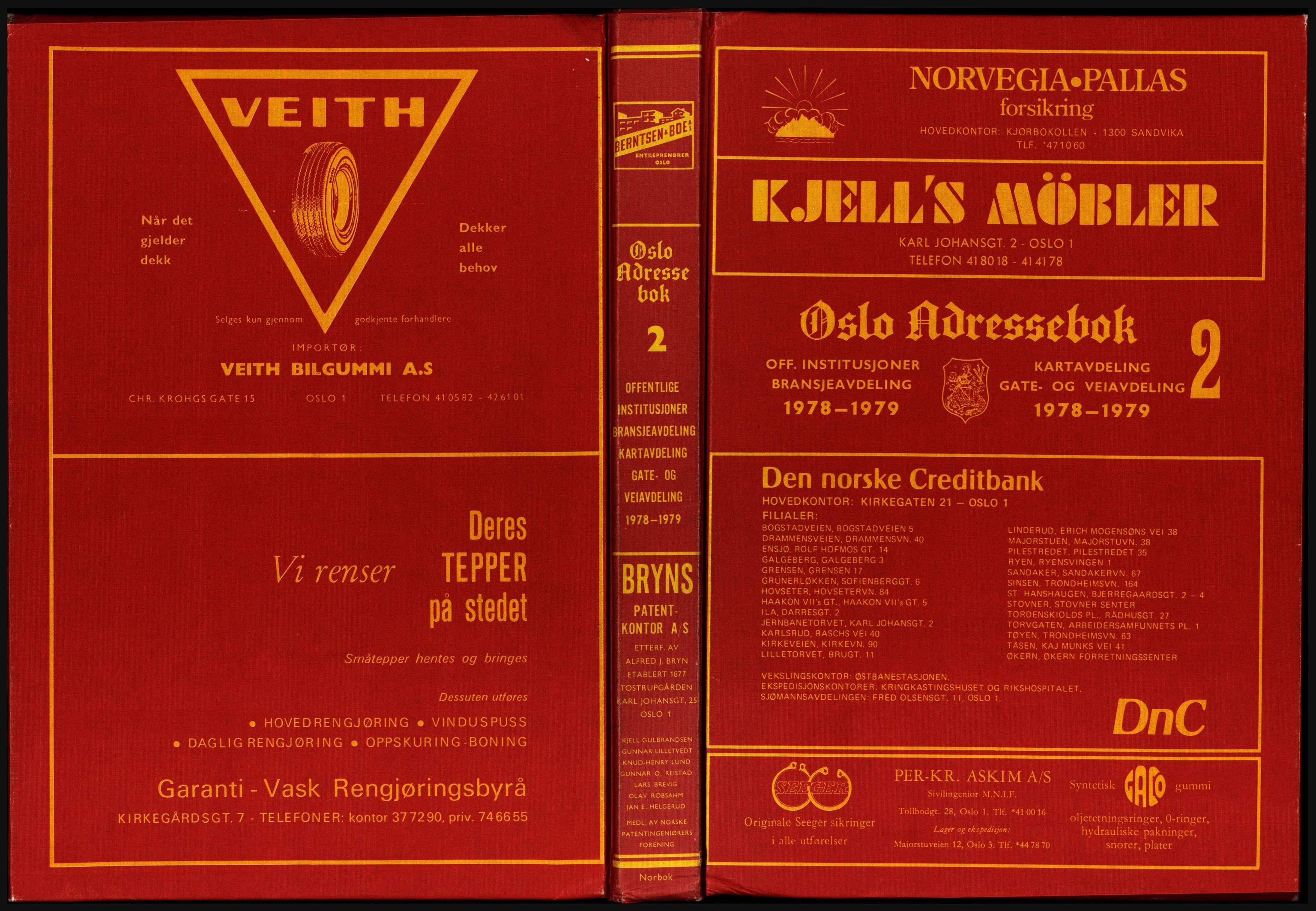 Kristiania/Oslo adressebok, PUBL/-, 1978-1979