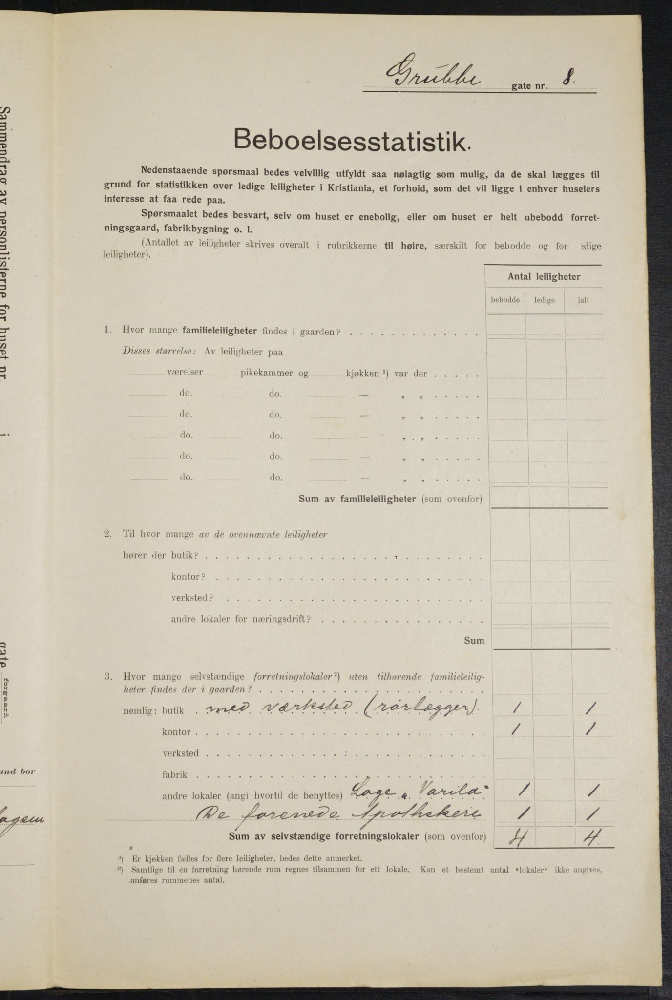 OBA, Kommunal folketelling 1.2.1914 for Kristiania, 1914, s. 30323