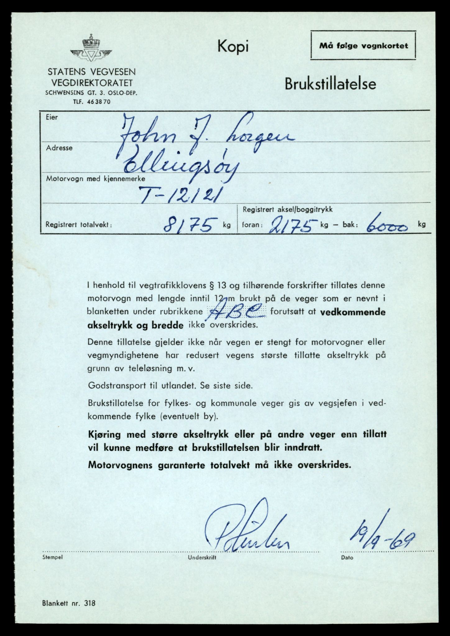 Møre og Romsdal vegkontor - Ålesund trafikkstasjon, AV/SAT-A-4099/F/Fe/L0032: Registreringskort for kjøretøy T 11997 - T 12149, 1927-1998, s. 2989