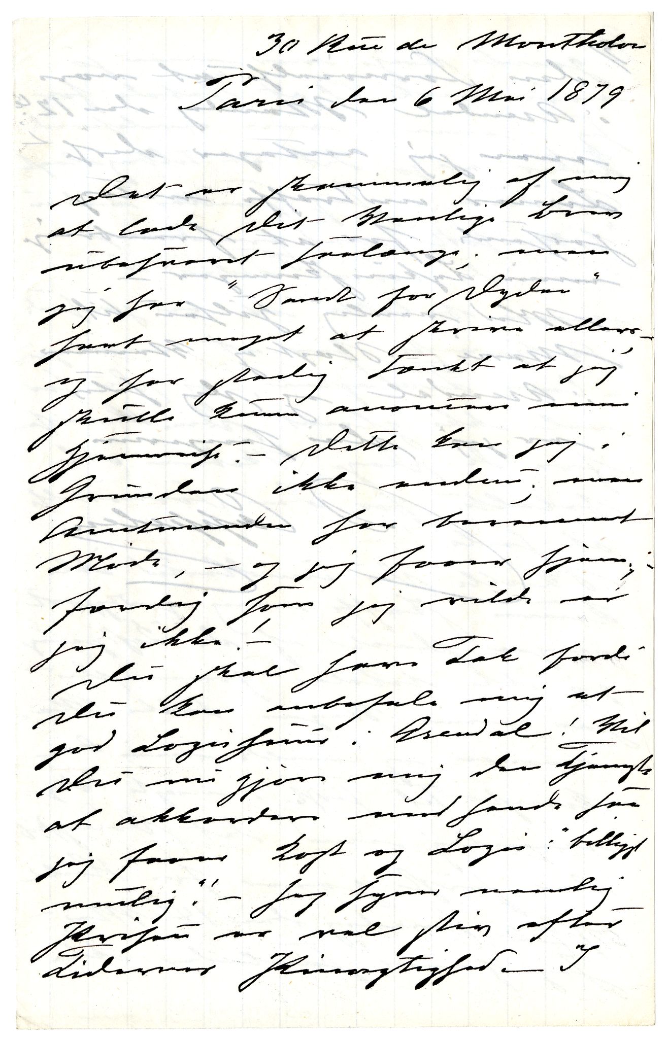 Diderik Maria Aalls brevsamling, NF/Ark-1023/F/L0002: D.M. Aalls brevsamling. B - C, 1799-1889, s. 264