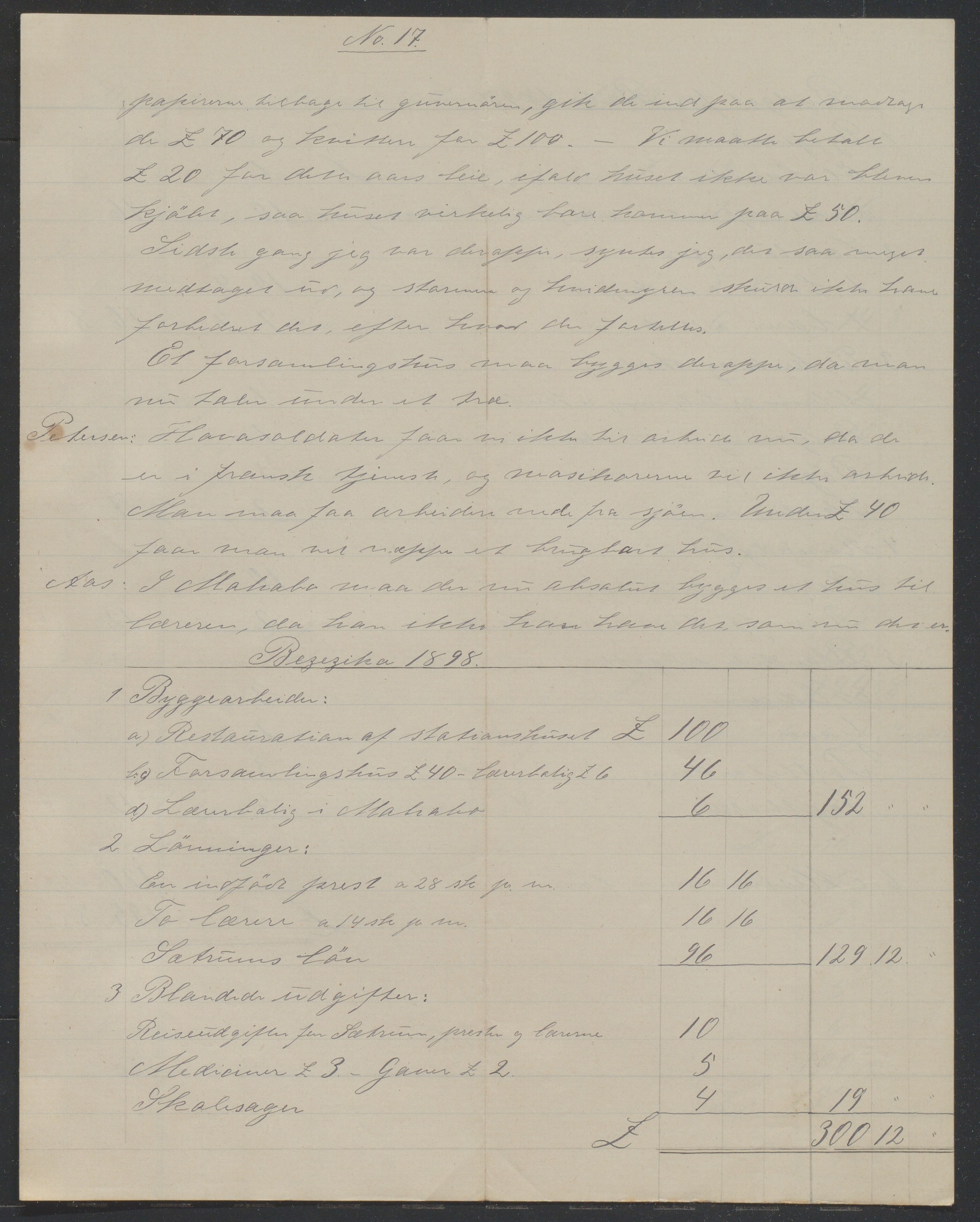 Det Norske Misjonsselskap - hovedadministrasjonen, VID/MA-A-1045/D/Da/Daa/L0041/0010: Konferansereferat og årsberetninger / Konferansereferat fra Vest-Madagaskar., 1897