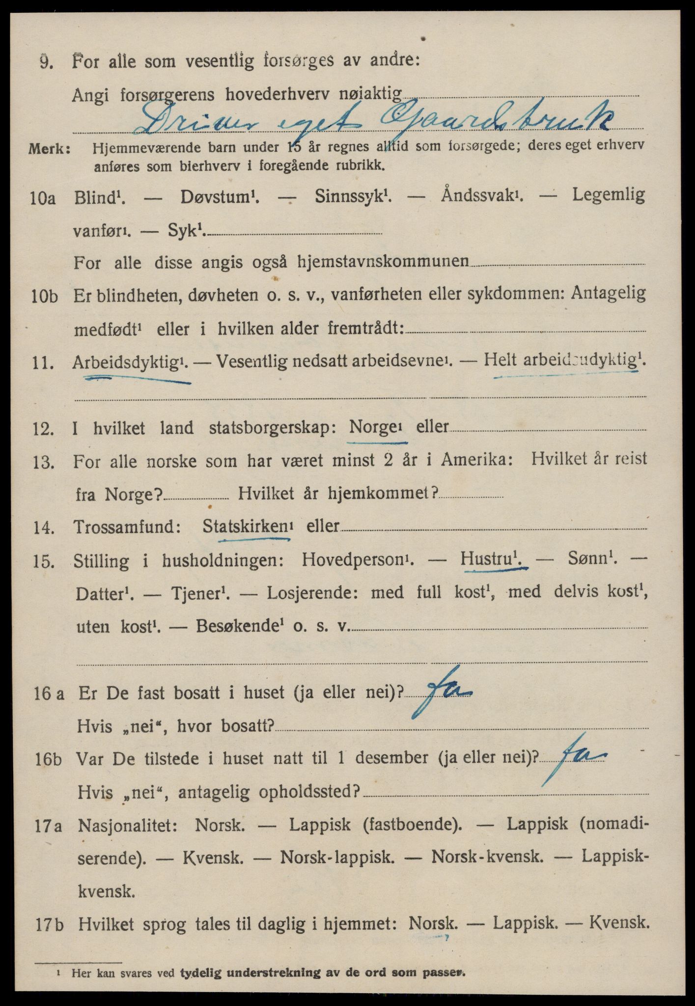 SAT, Folketelling 1920 for 1630 Å herred, 1920, s. 2075
