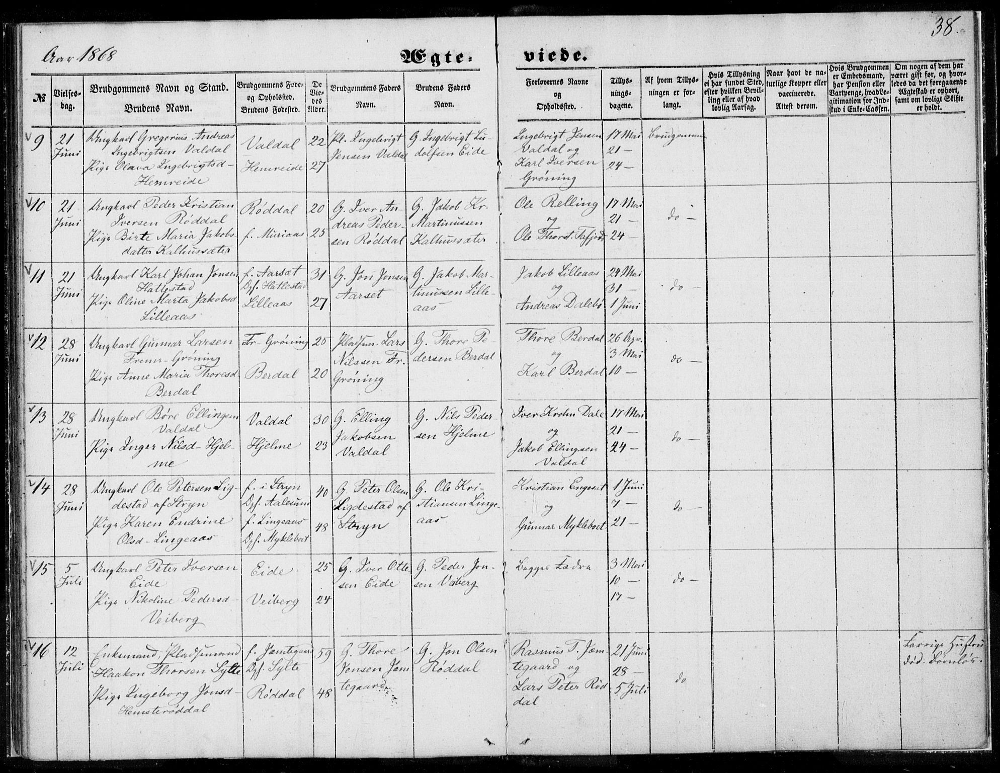 Ministerialprotokoller, klokkerbøker og fødselsregistre - Møre og Romsdal, AV/SAT-A-1454/519/L0250: Ministerialbok nr. 519A09, 1850-1868, s. 38