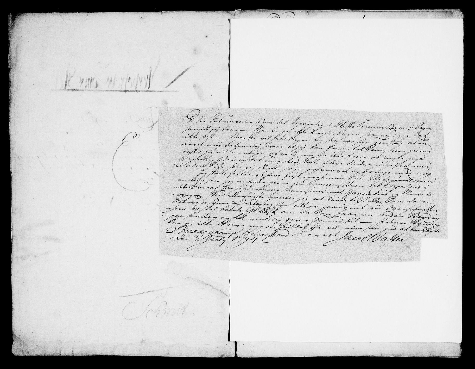 Danske Kanselli, Skapsaker, RA/EA-4061/F/L0123: Skap 16, pakke 64, 1781-1794, s. 50