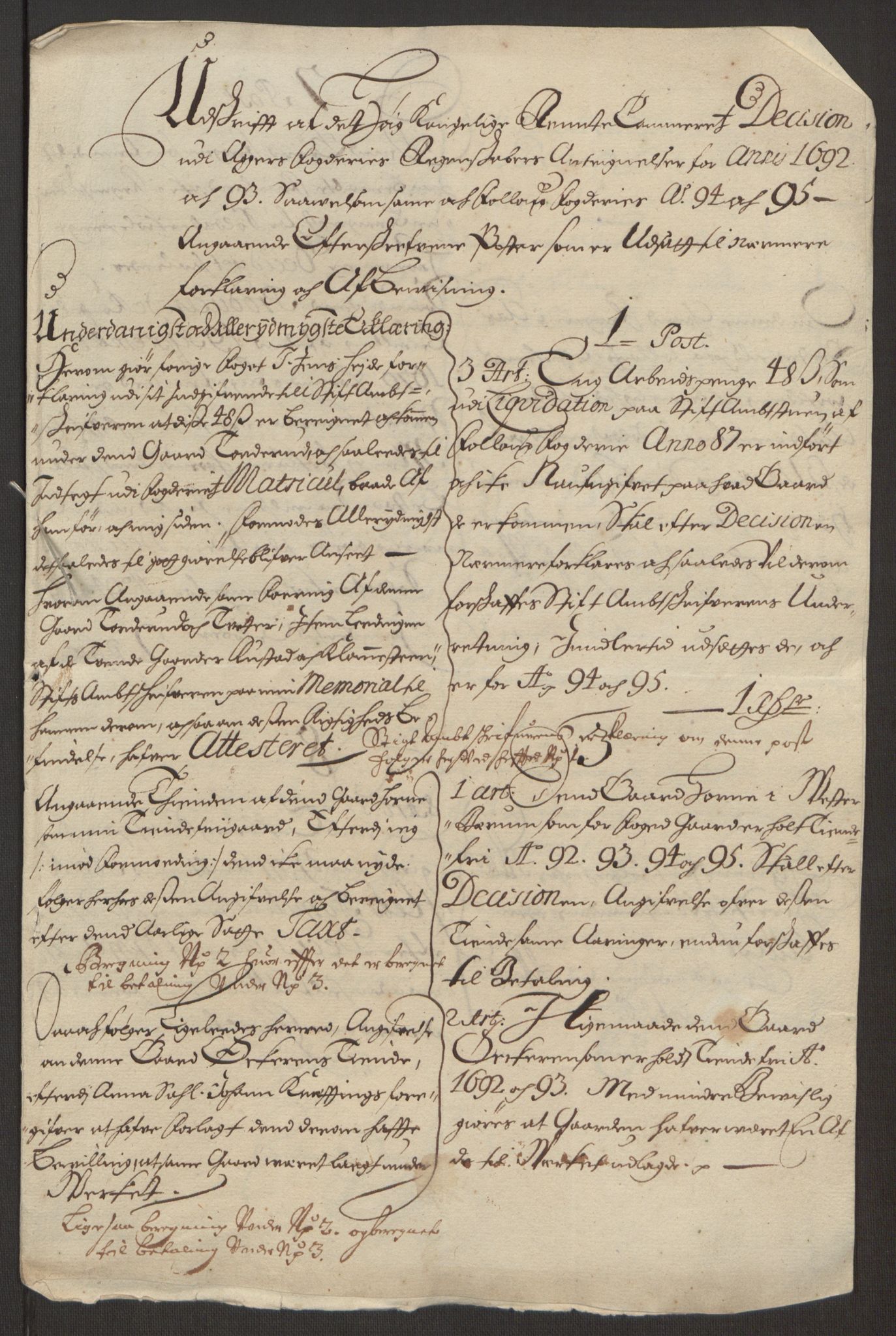 Rentekammeret inntil 1814, Reviderte regnskaper, Fogderegnskap, RA/EA-4092/R10/L0439: Fogderegnskap Aker og Follo, 1695, s. 413