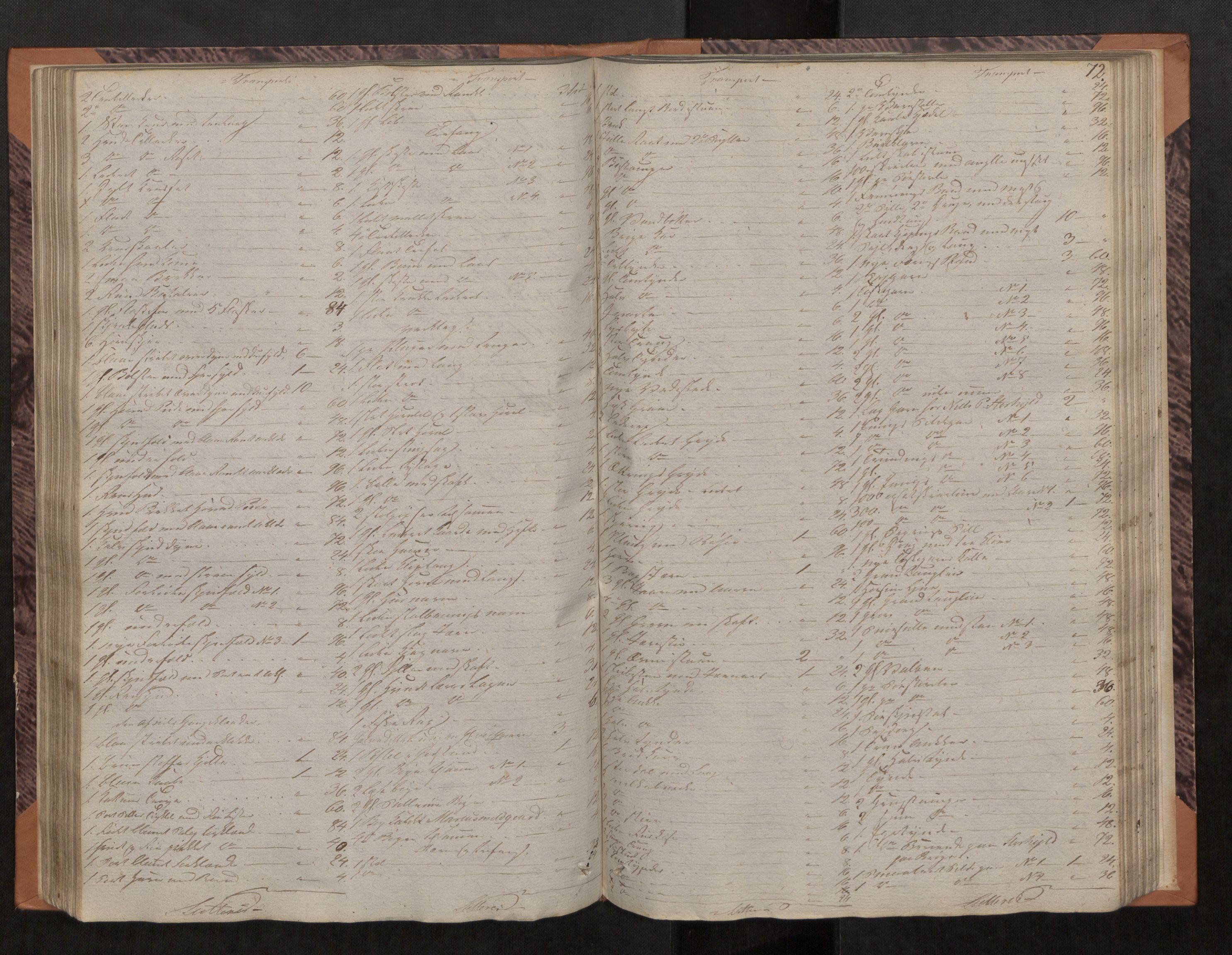 Namdal sorenskriveri, AV/SAT-A-4133/1/3/3Ca/L0001: Skifteregistreringsprotokoll, 1829-1840, s. 72