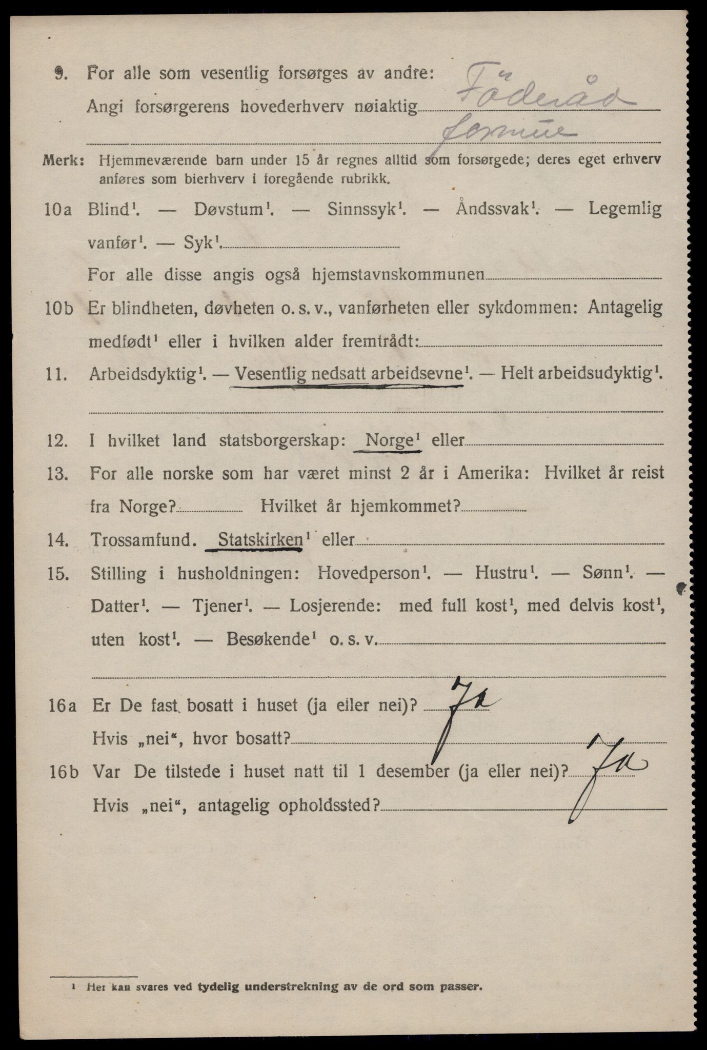 SAKO, Folketelling 1920 for 0827 Hjartdal herred, 1920, s. 2295