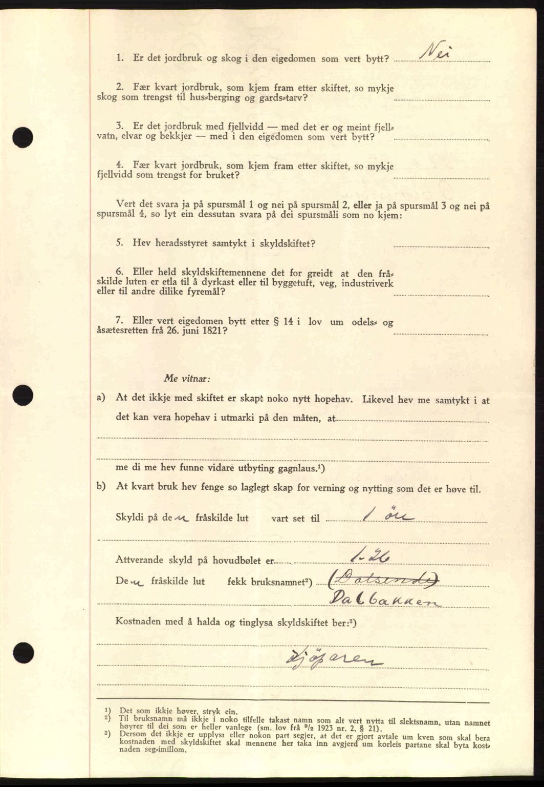 Romsdal sorenskriveri, AV/SAT-A-4149/1/2/2C: Pantebok nr. A13, 1942-1943, Dagboknr: 293/1943