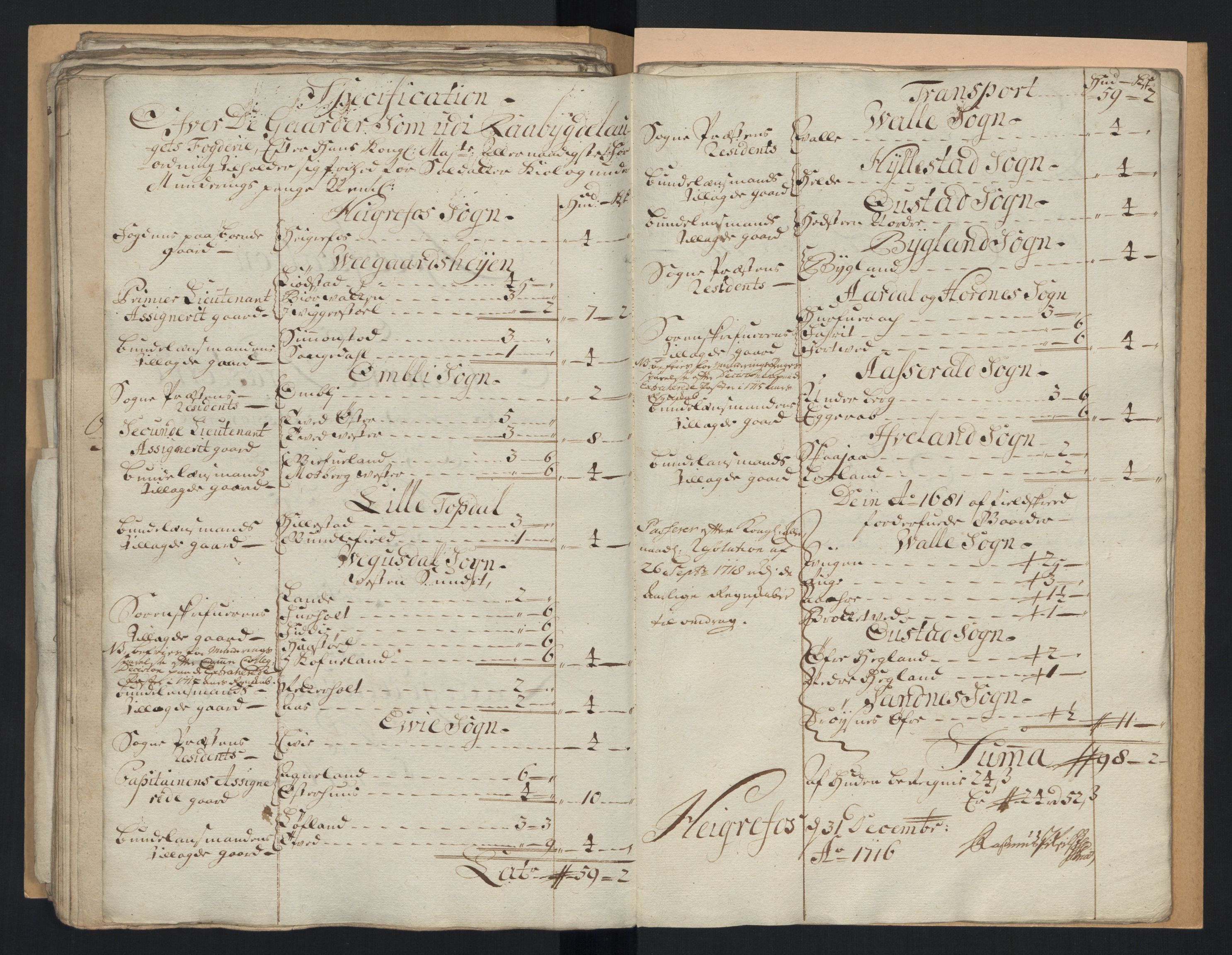 Rentekammeret inntil 1814, Reviderte regnskaper, Fogderegnskap, RA/EA-4092/R40/L2452: Fogderegnskap Råbyggelag, 1716-1717, s. 158