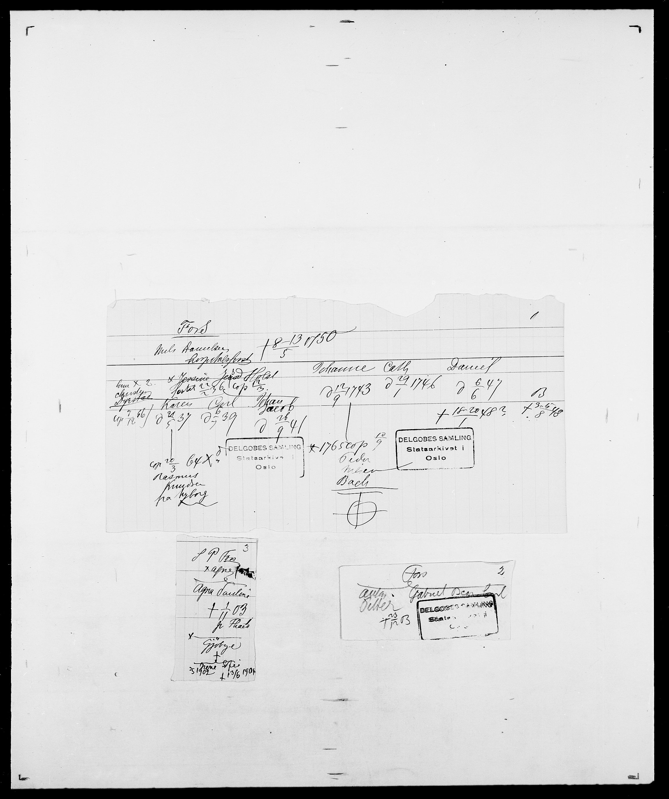Delgobe, Charles Antoine - samling, AV/SAO-PAO-0038/D/Da/L0012: Flor, Floer, Flohr - Fritzner, s. 599