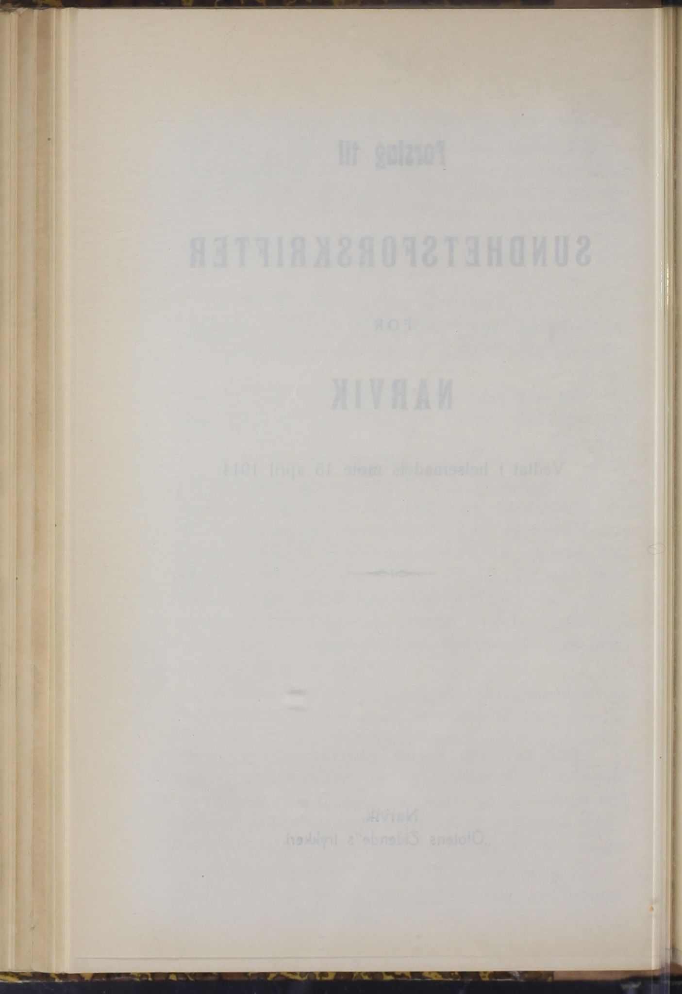 Narvik kommune. Formannskap , AIN/K-18050.150/A/Ab/L0004: Møtebok, 1914