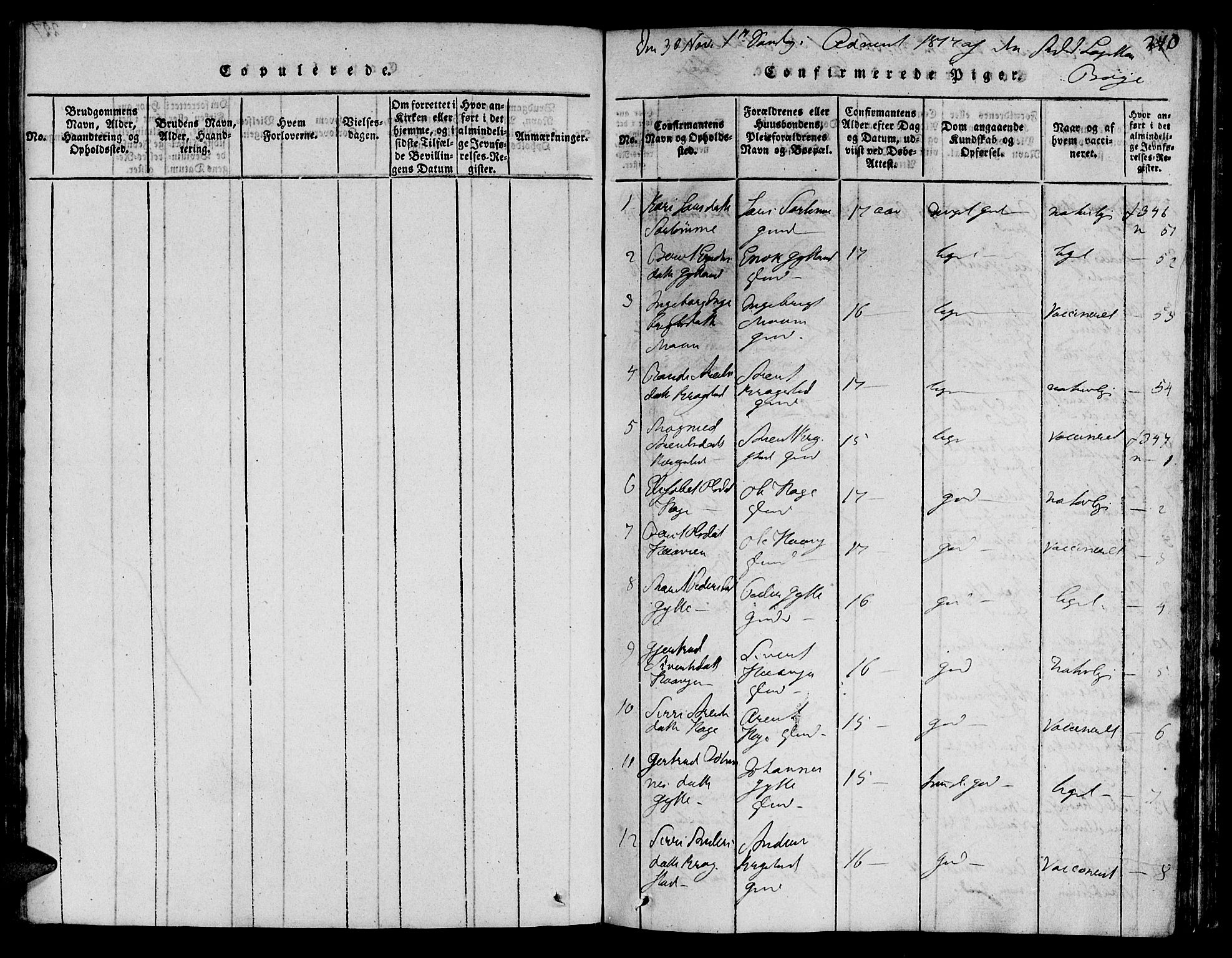 Ministerialprotokoller, klokkerbøker og fødselsregistre - Sør-Trøndelag, AV/SAT-A-1456/692/L1102: Ministerialbok nr. 692A02, 1816-1842, s. 240