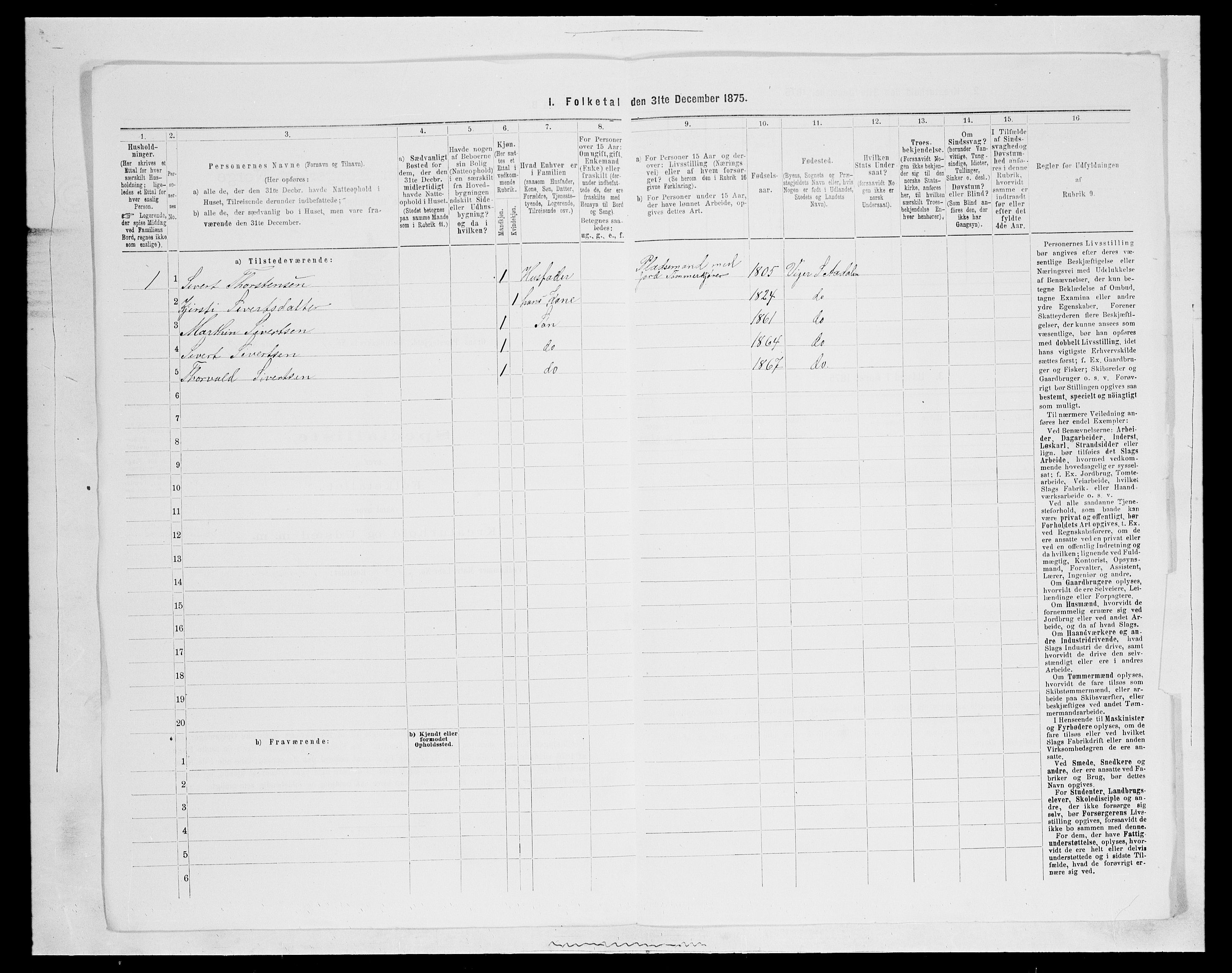 SAH, Folketelling 1875 for 0534P Gran prestegjeld, 1875, s. 2239