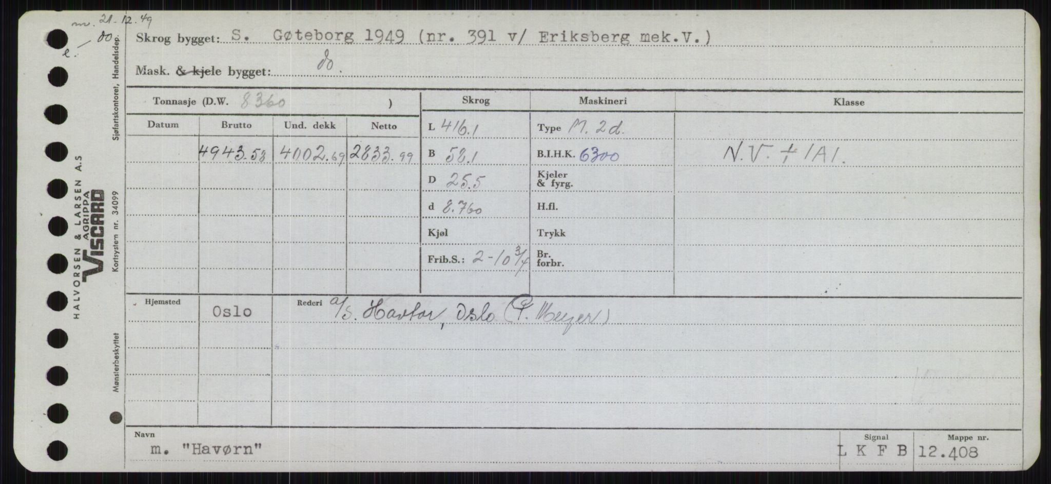 Sjøfartsdirektoratet med forløpere, Skipsmålingen, RA/S-1627/H/Hb/L0002: Fartøy, E-H, s. 357