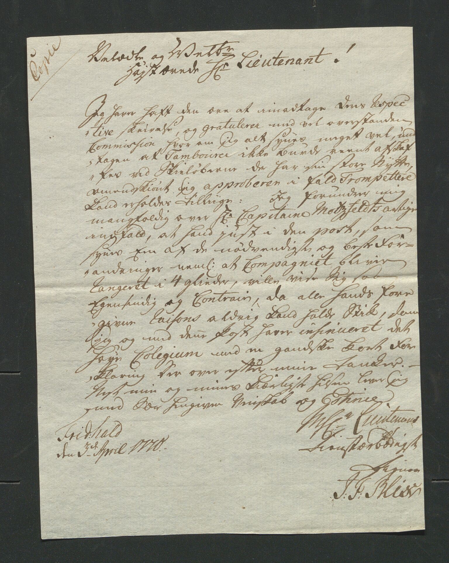 Åker i Vang, Hedmark, og familien Todderud, AV/SAH-ARK-010/J/Jc/L0003: Korrespondanse, 1763-1795, s. 144