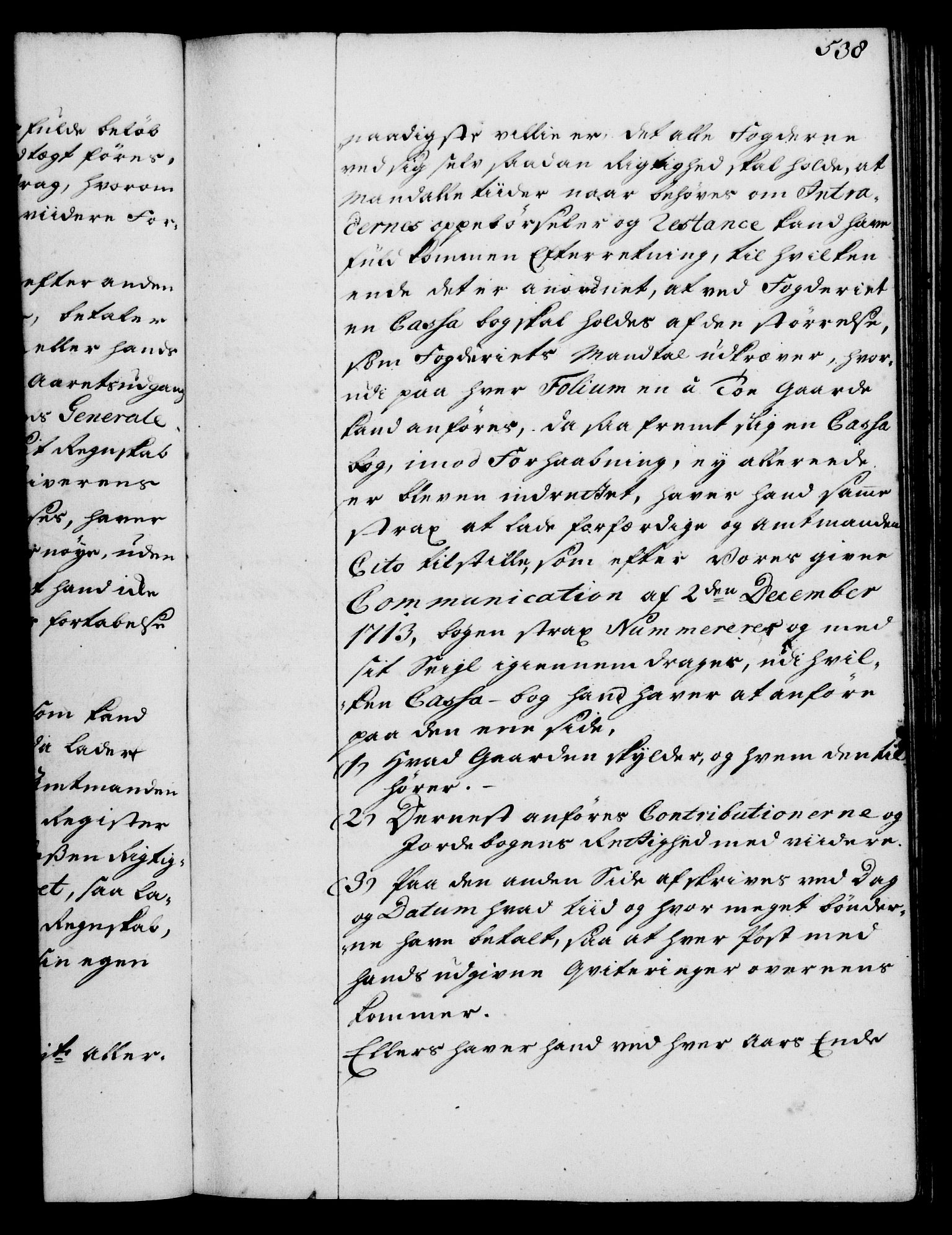 Rentekammeret, Kammerkanselliet, RA/EA-3111/G/Gg/Ggi/L0002: Norsk instruksjonsprotokoll med register (merket RK 53.35), 1729-1751, s. 538
