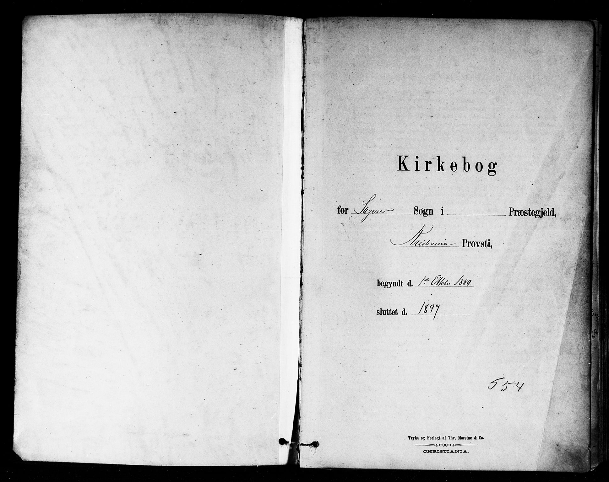 Sagene prestekontor Kirkebøker, AV/SAO-A-10796/F/L0002: Ministerialbok nr. 2, 1880-1897