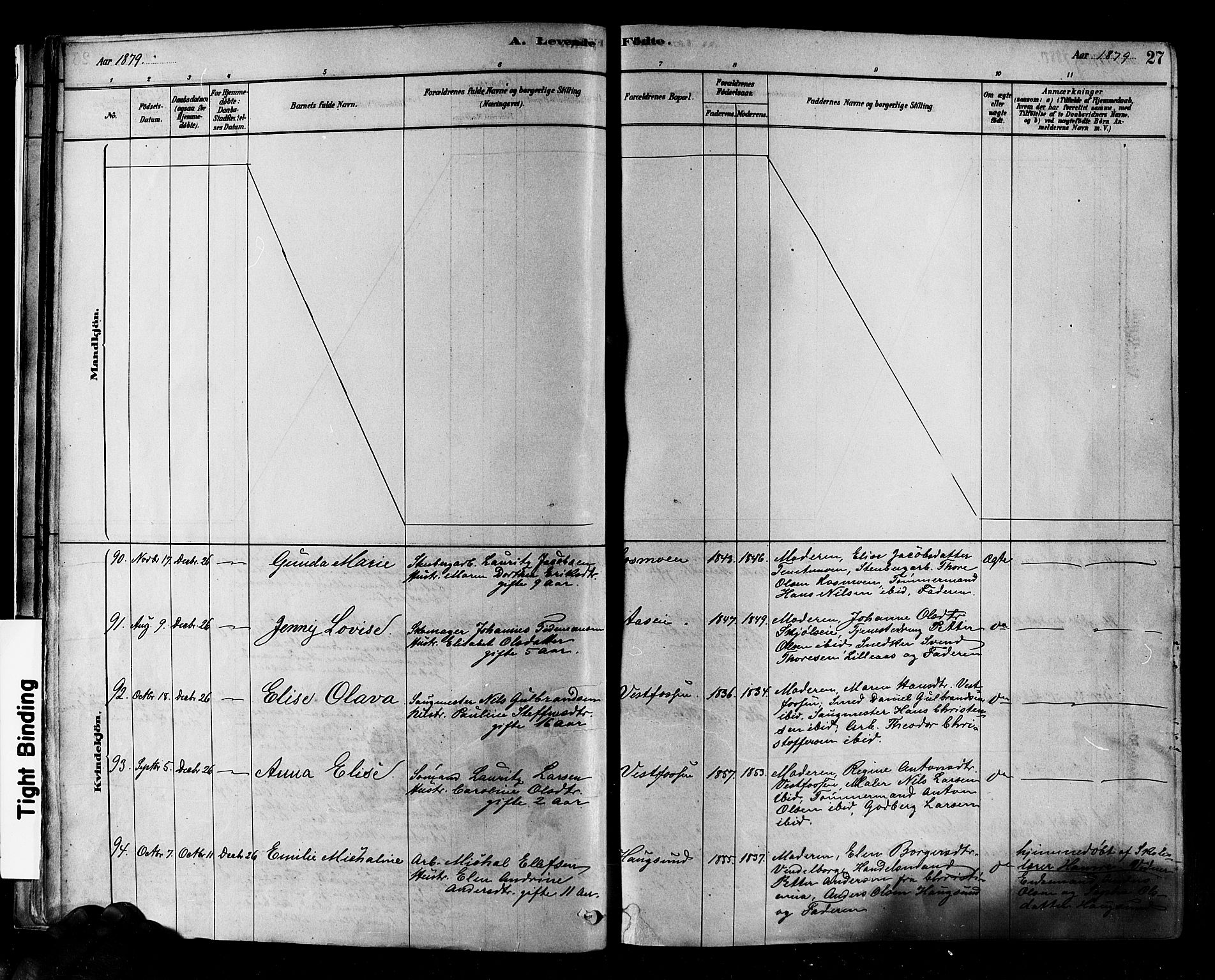 Eiker kirkebøker, AV/SAKO-A-4/F/Fb/L0001: Ministerialbok nr. II 1, 1878-1888, s. 27