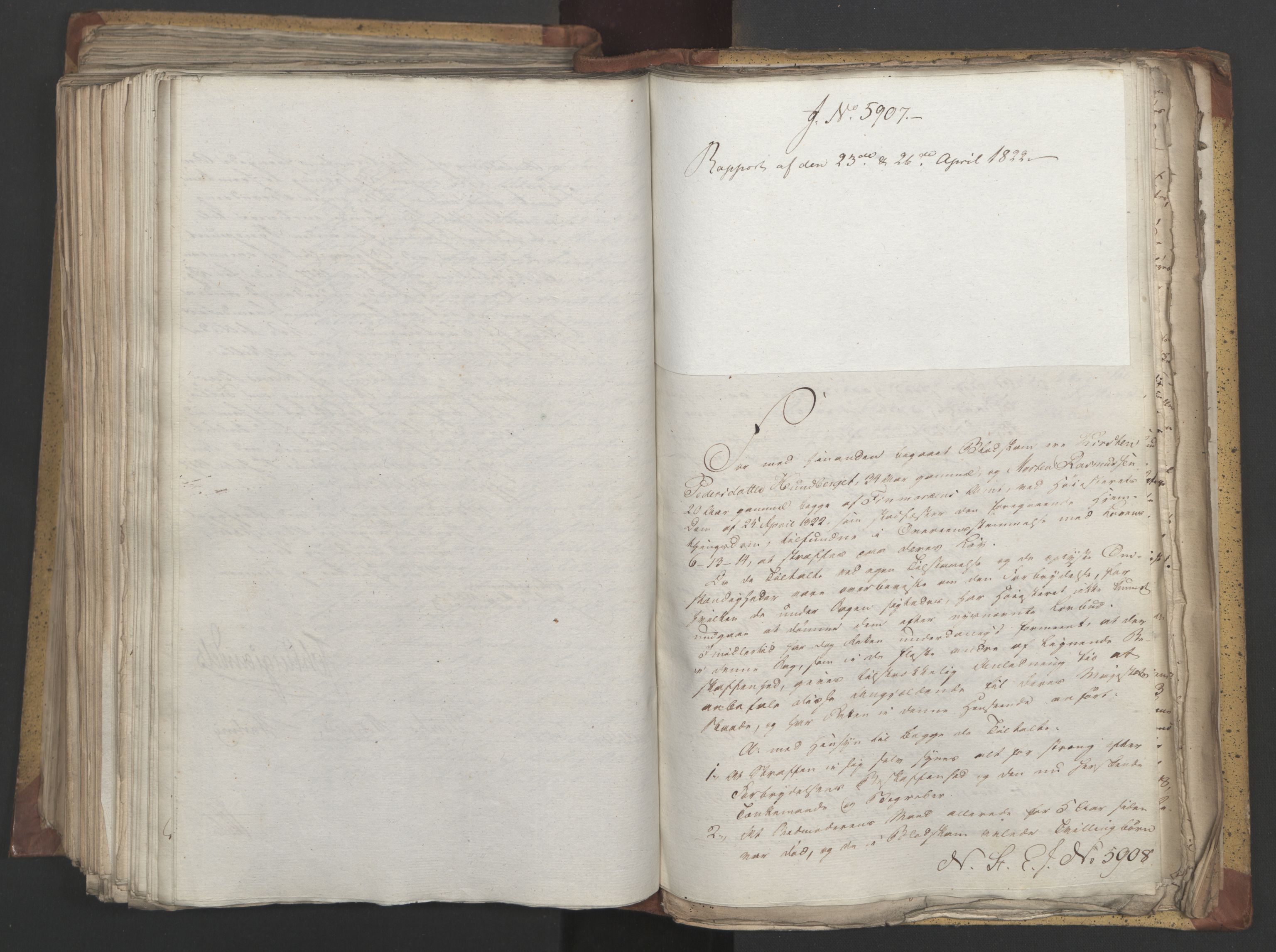 Statsrådsavdelingen i Stockholm, AV/RA-S-1003/D/Da/L0030: Regjeringsinnstillinger nr. 5800-5931, 1822, s. 385