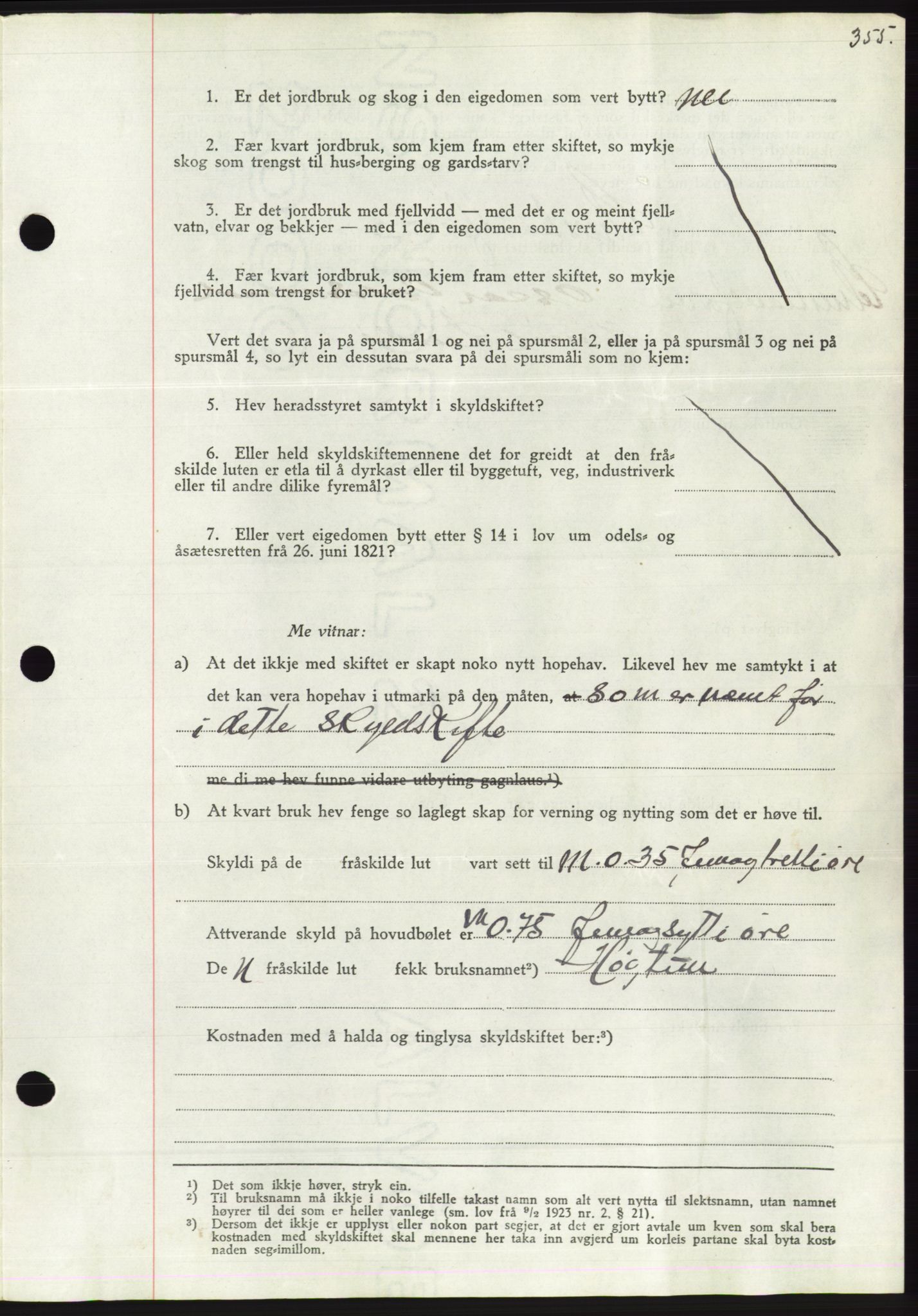 Søre Sunnmøre sorenskriveri, AV/SAT-A-4122/1/2/2C/L0071: Pantebok nr. 65, 1941-1941, Dagboknr: 791/1941