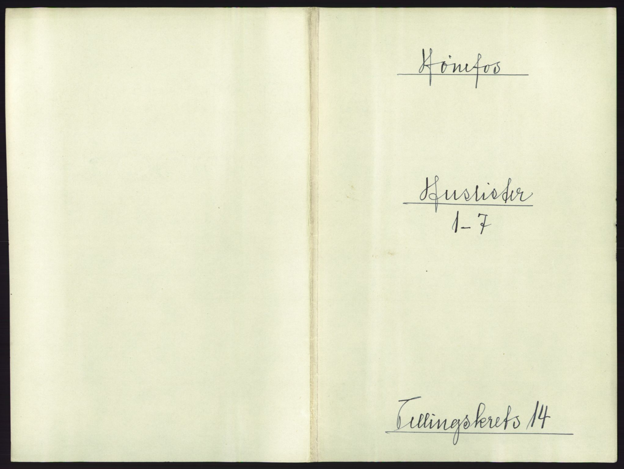 RA, Folketelling 1891 for 0601 Hønefoss kjøpstad, 1891, s. 301