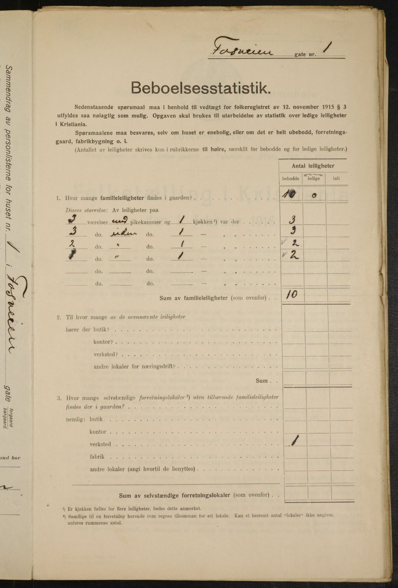 OBA, Kommunal folketelling 1.2.1916 for Kristiania, 1916, s. 25065