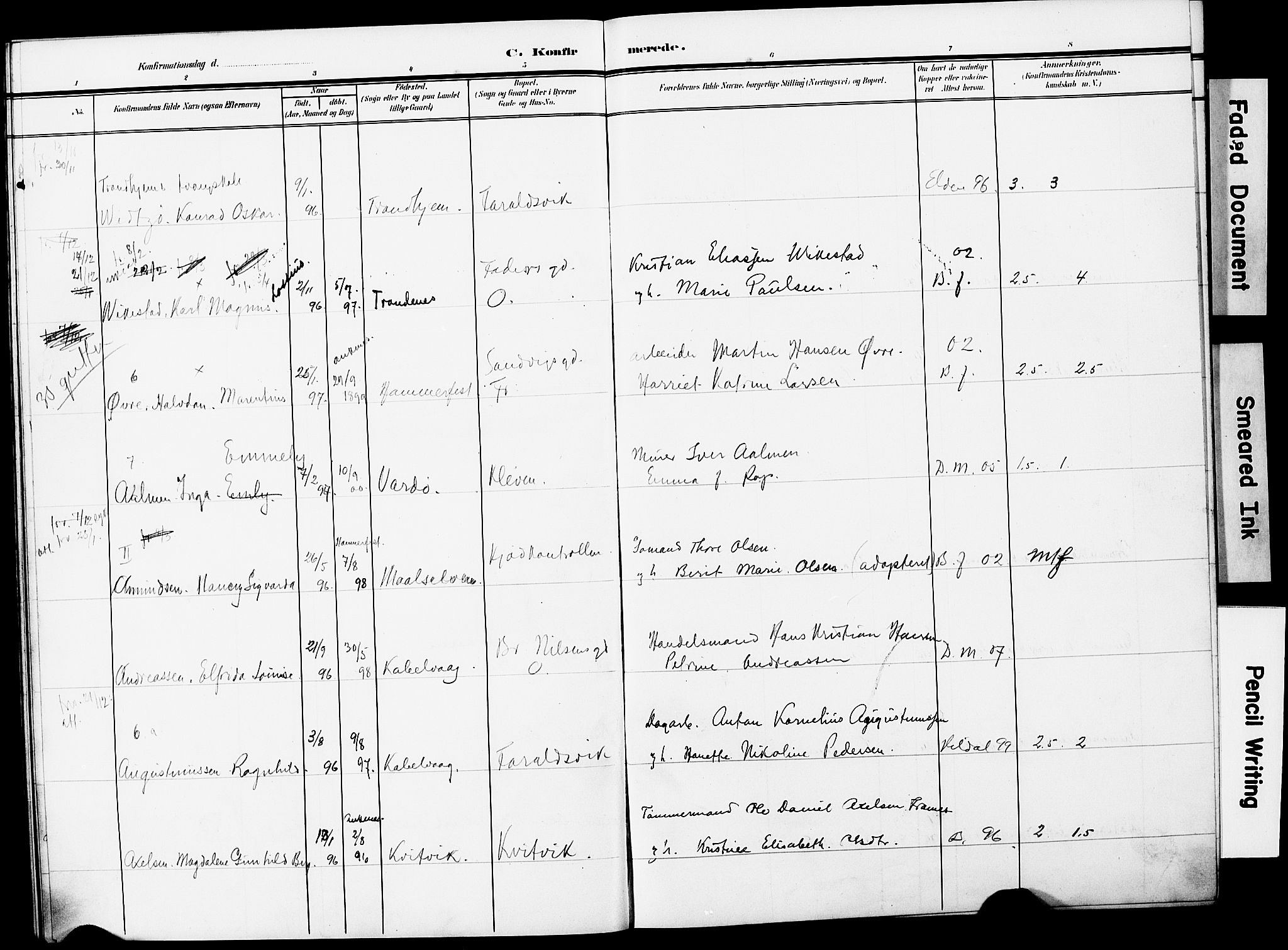 Ministerialprotokoller, klokkerbøker og fødselsregistre - Nordland, AV/SAT-A-1459/871/L0987: Ministerialbok nr. 871A03, 1909-1914