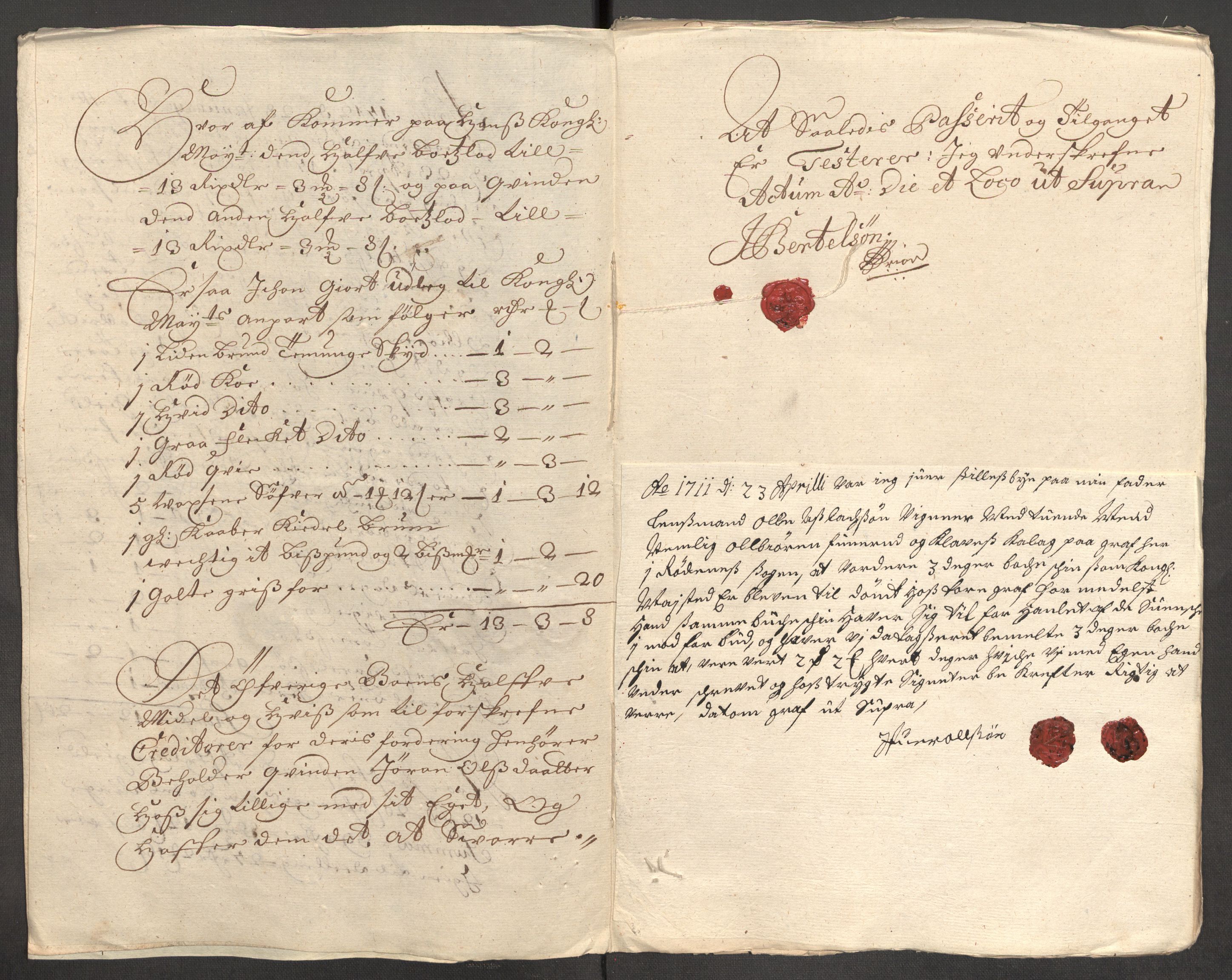 Rentekammeret inntil 1814, Reviderte regnskaper, Fogderegnskap, AV/RA-EA-4092/R07/L0305: Fogderegnskap Rakkestad, Heggen og Frøland, 1712, s. 107