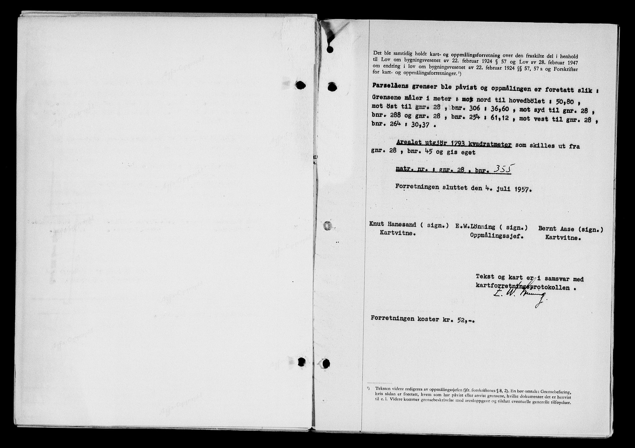 Karmsund sorenskriveri, SAST/A-100311/01/II/IIB/L0125: Pantebok nr. 105A, 1957-1957, Dagboknr: 2235/1957