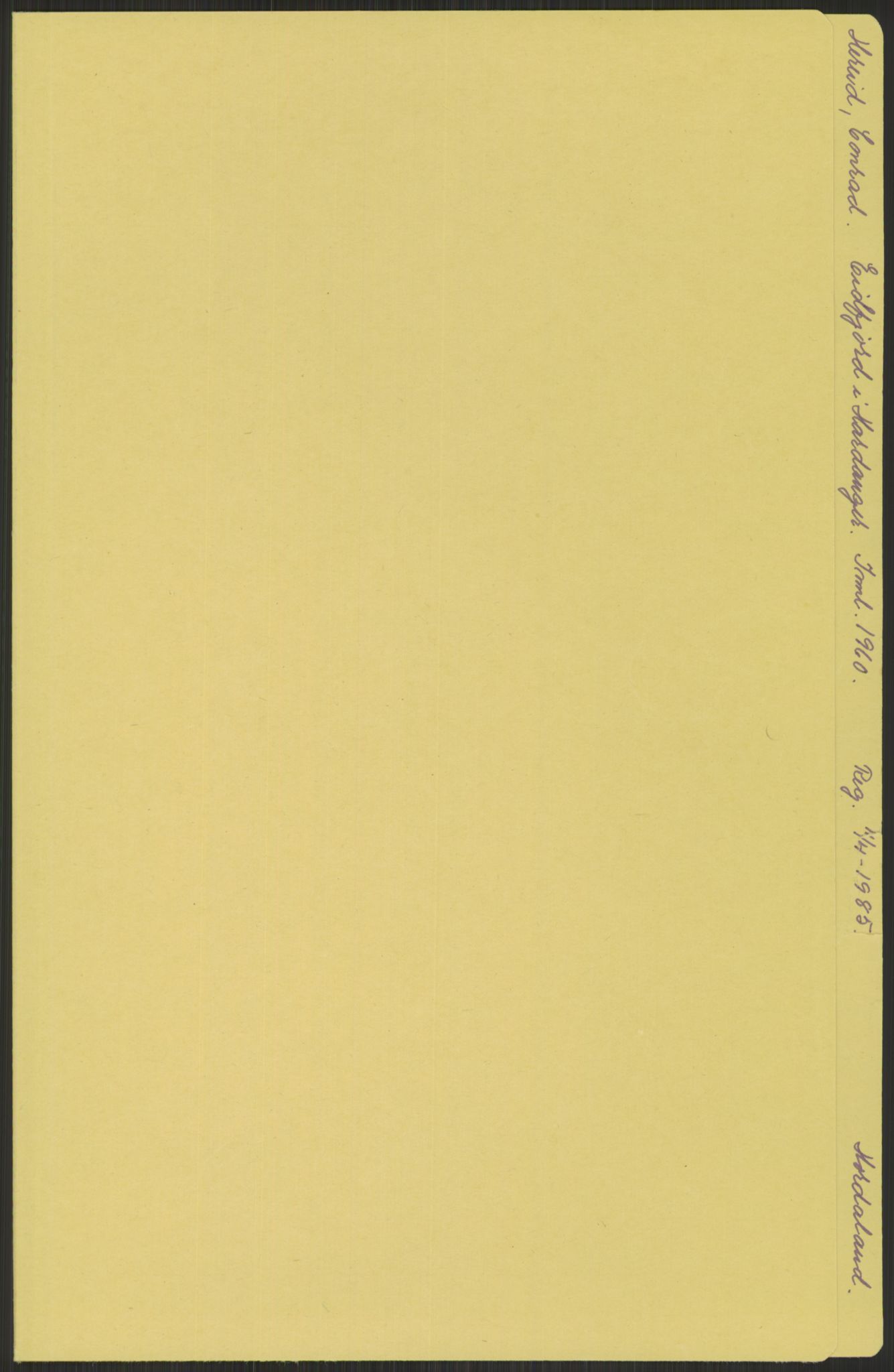 Samlinger til kildeutgivelse, Amerikabrevene, RA/EA-4057/F/L0031: Innlån fra Hordaland: Hereid - Måkestad, 1838-1914, s. 1