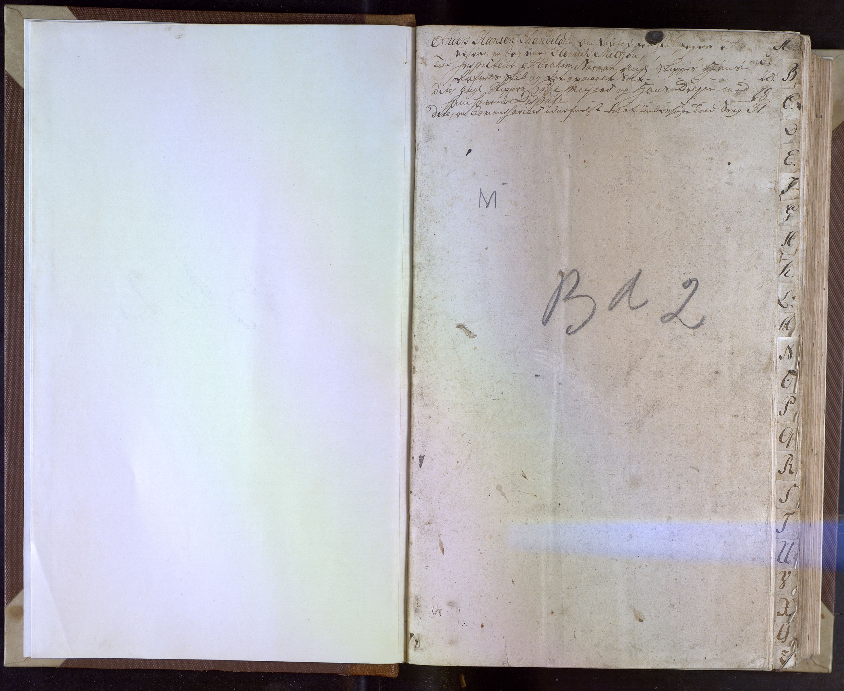 Stiftamtmannen i Bergen, AV/SAB-A-100006/A/Ab/L0002: Lnr. 24: Erklæringsbok, 1734-1738