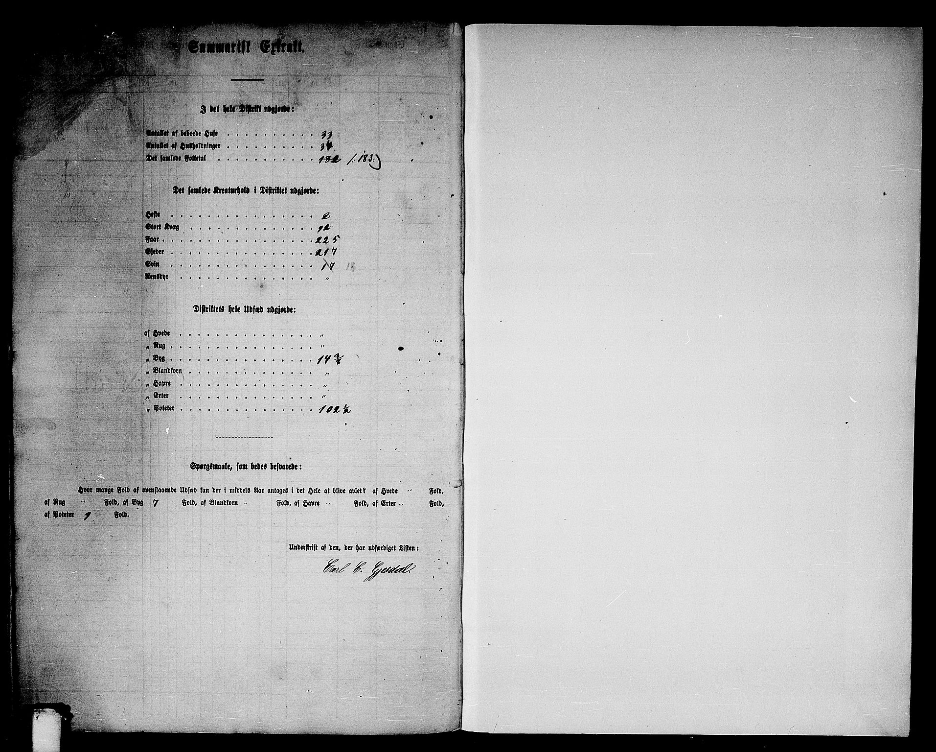 RA, Folketelling 1865 for 1422P Lærdal prestegjeld, 1865, s. 175