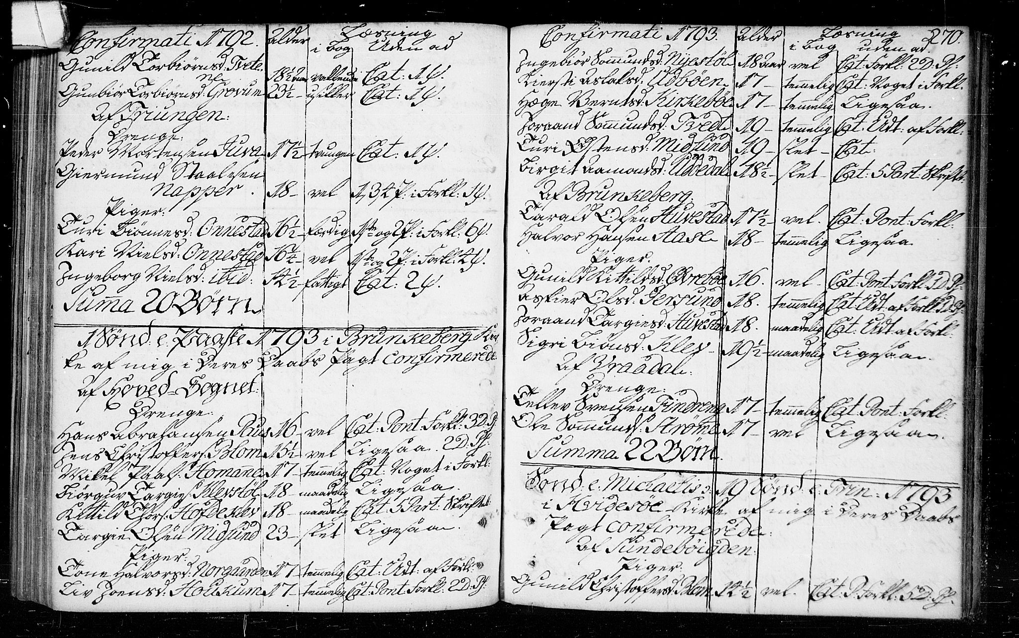Kviteseid kirkebøker, SAKO/A-276/F/Fa/L0003: Ministerialbok nr. I 3, 1787-1799, s. 270
