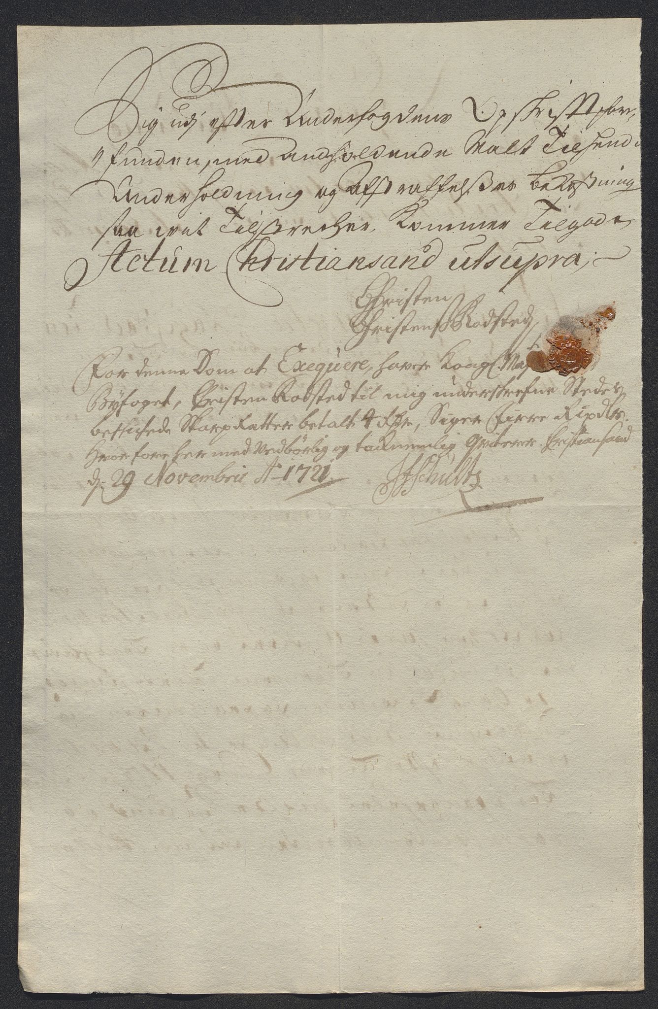Rentekammeret inntil 1814, Reviderte regnskaper, Byregnskaper, AV/RA-EA-4066/R/Rm/L0286: [M19] Sikt og sakefall, 1719-1727, s. 196