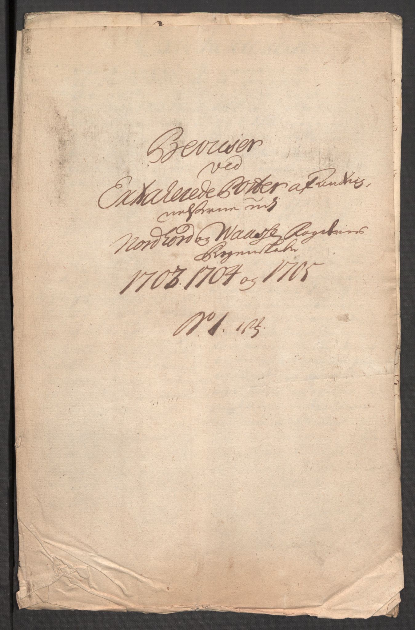 Rentekammeret inntil 1814, Reviderte regnskaper, Fogderegnskap, RA/EA-4092/R51/L3187: Fogderegnskap Nordhordland og Voss, 1704-1705, s. 429