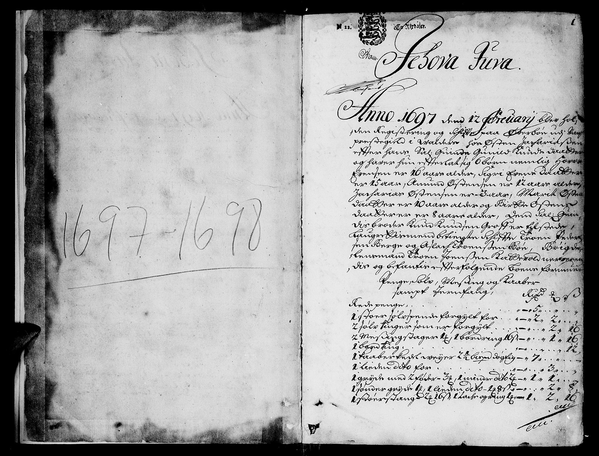Hadeland, Land og Valdres sorenskriveri, SAH/TING-028/J/Ja/L0002: Skifteprotokoll, 1697-1698, s. 1b-2a