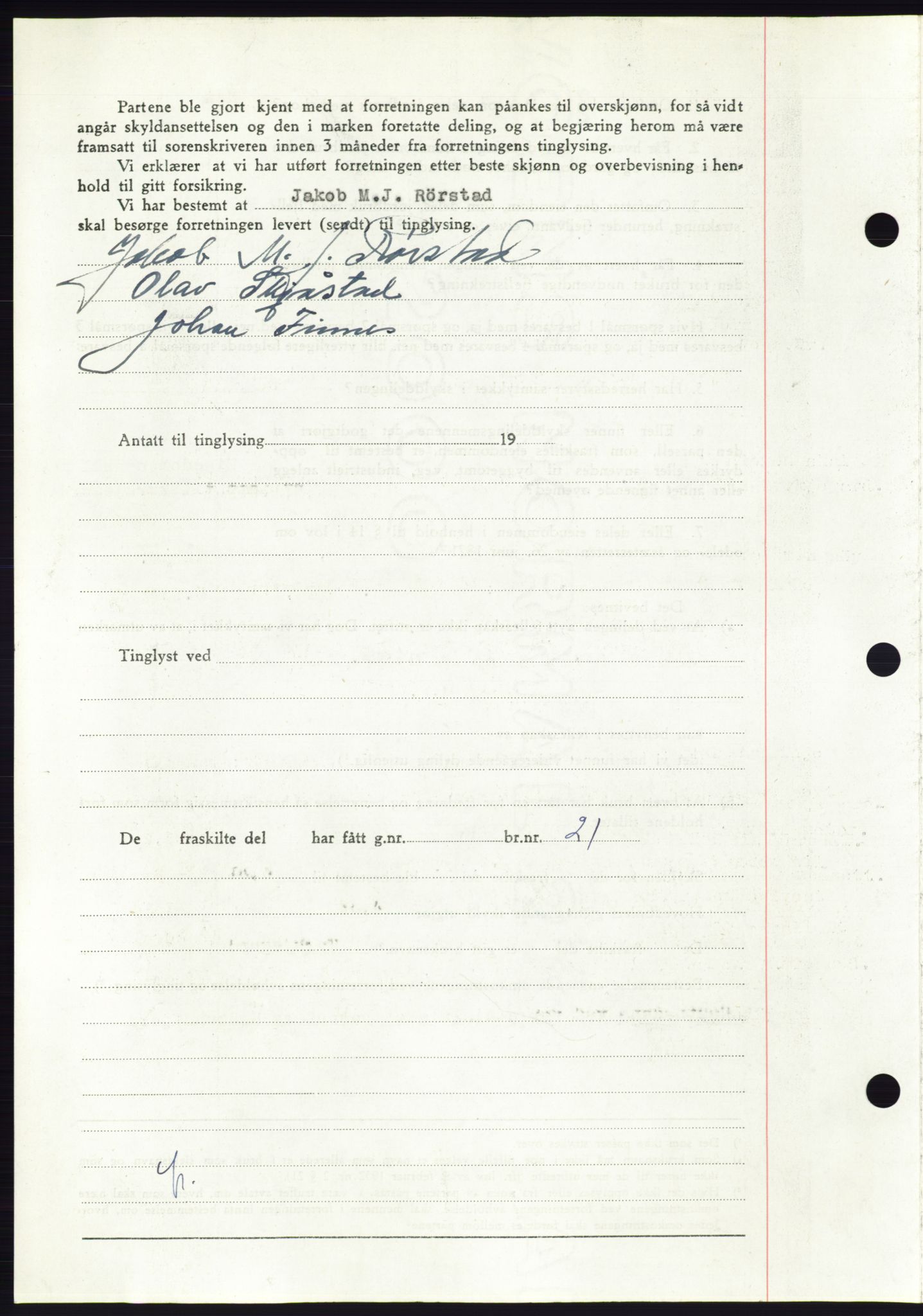 Søre Sunnmøre sorenskriveri, AV/SAT-A-4122/1/2/2C/L0105: Pantebok nr. 31A, 1956-1957, Dagboknr: 116/1957