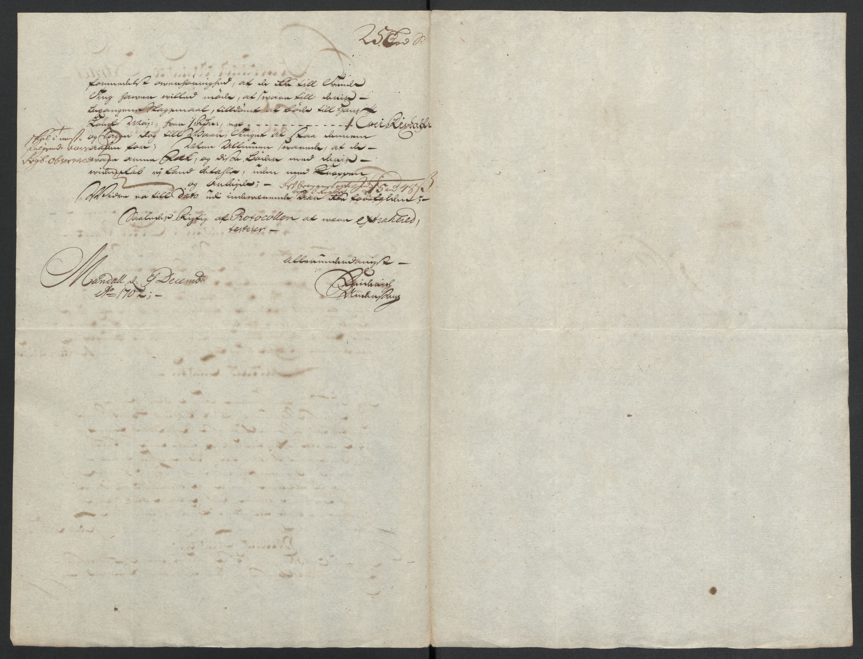 Rentekammeret inntil 1814, Reviderte regnskaper, Fogderegnskap, RA/EA-4092/R43/L2549: Fogderegnskap Lista og Mandal, 1701-1702, s. 267