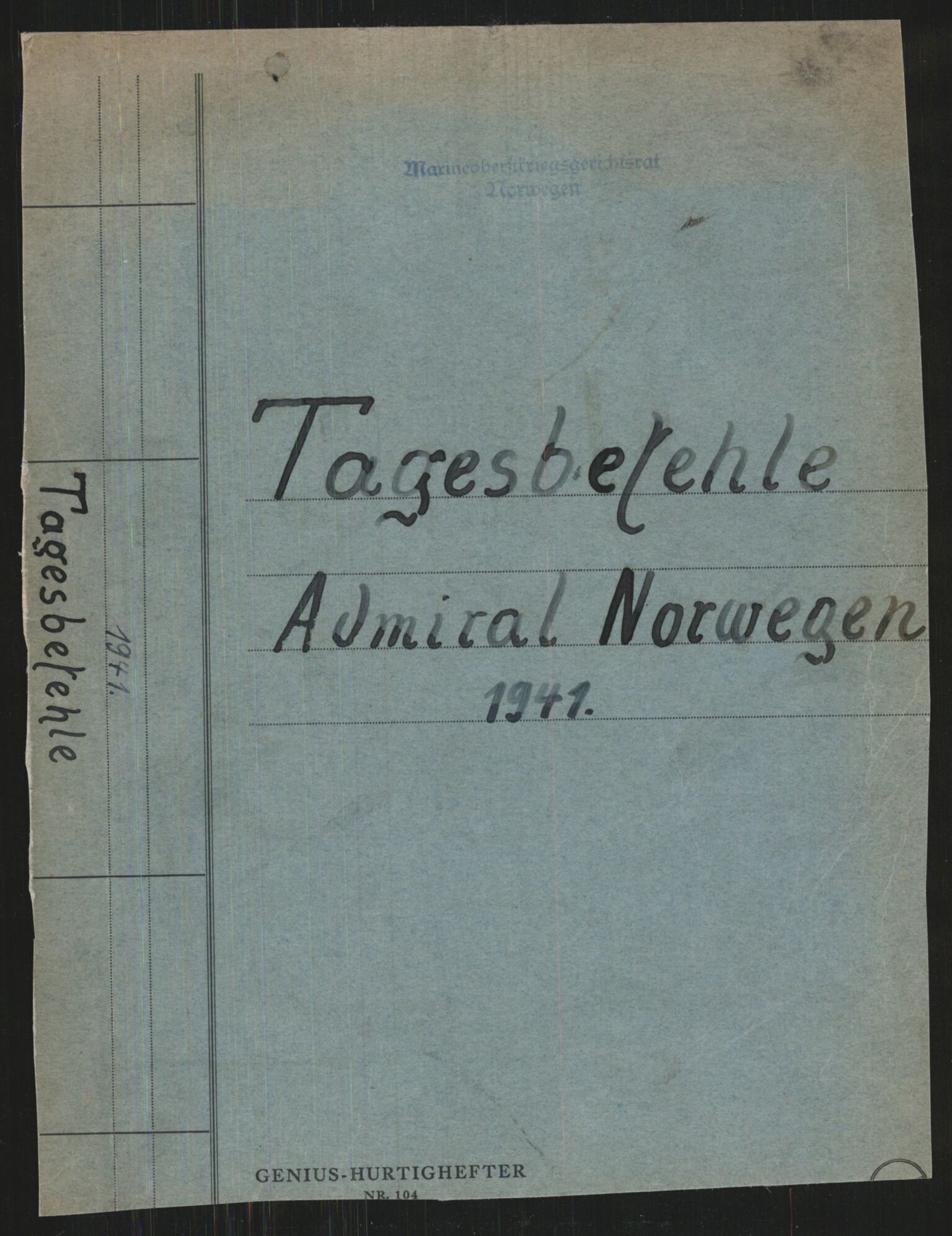 Forsvarets Overkommando. 2 kontor. Arkiv 11.4. Spredte tyske arkivsaker, AV/RA-RAFA-7031/D/Dar/Dara/L0025: Diverse, 1940-1942