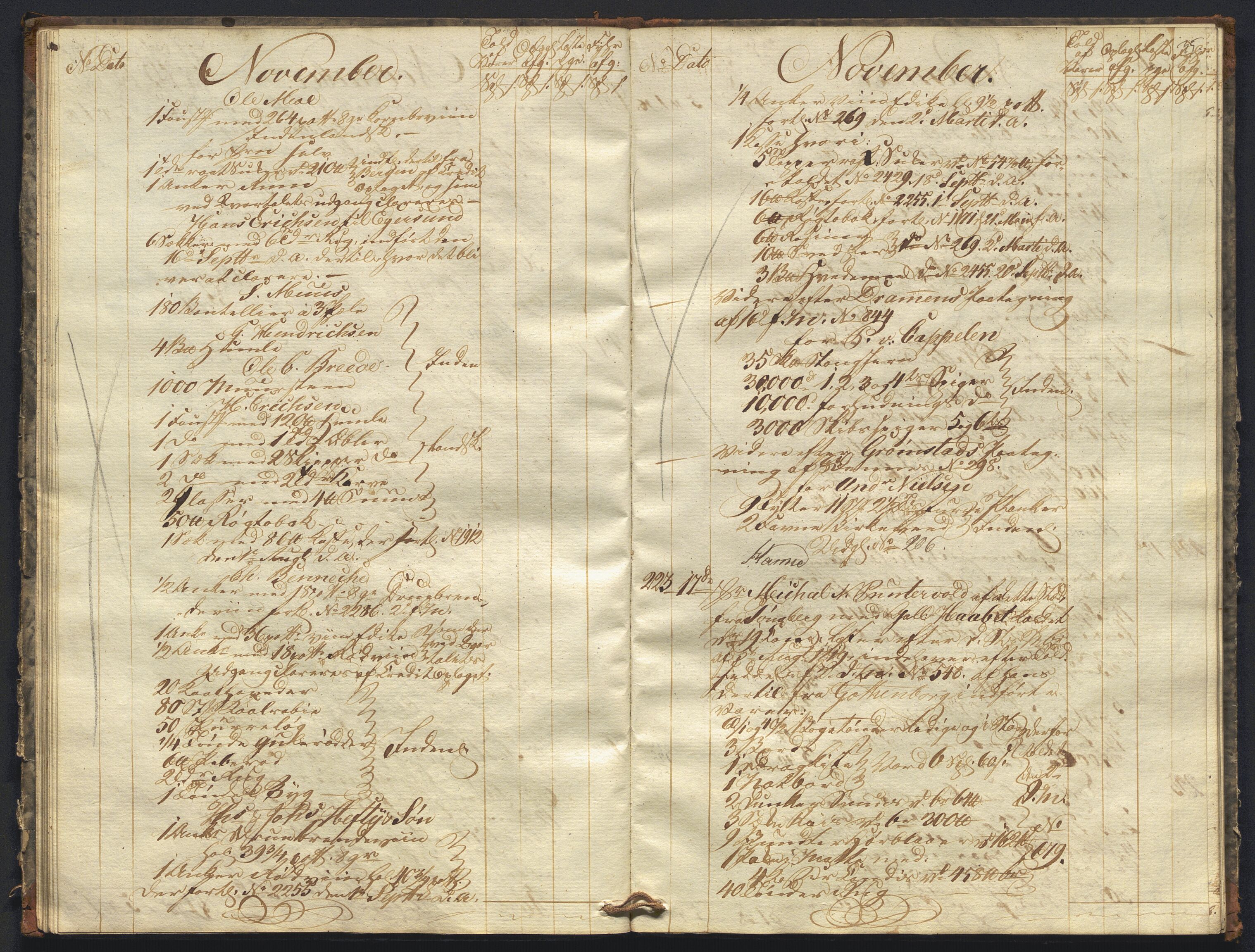 Revisjonsdepartementet, 2. revisjonskontor, AV/RA-S-1115/E/E010/L0060: Egersund: Tollbok, 1820, s. 34b-35a