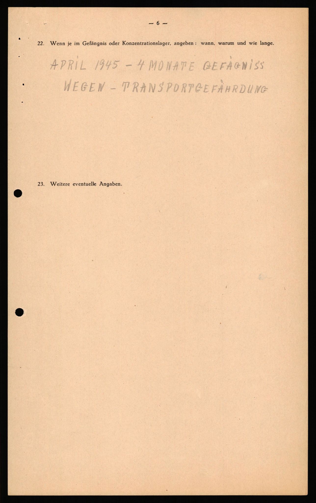 Forsvaret, Forsvarets overkommando II, AV/RA-RAFA-3915/D/Db/L0041: CI Questionaires.  Diverse nasjonaliteter., 1945-1946, s. 61