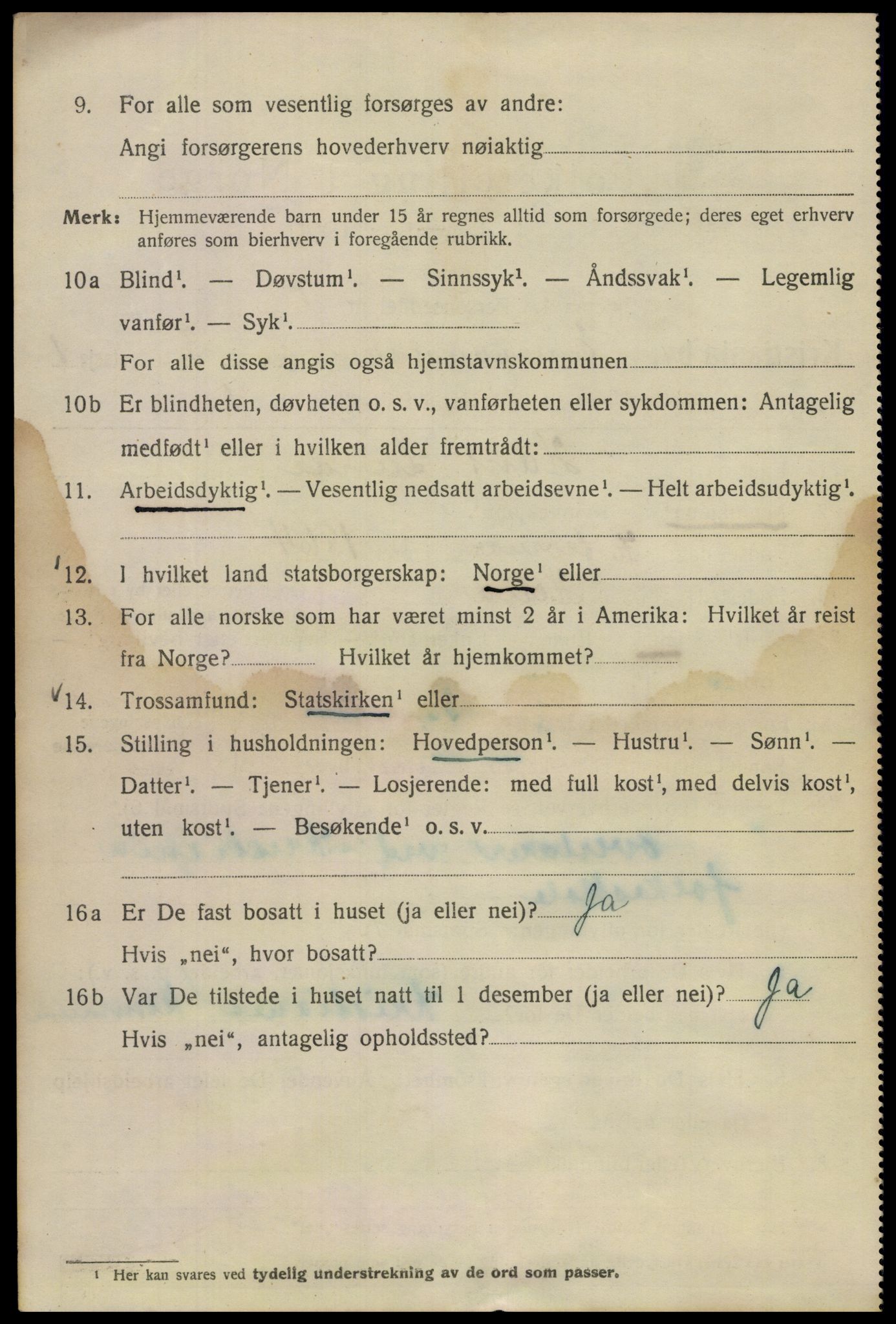 SAO, Folketelling 1920 for 0301 Kristiania kjøpstad, 1920, s. 218324