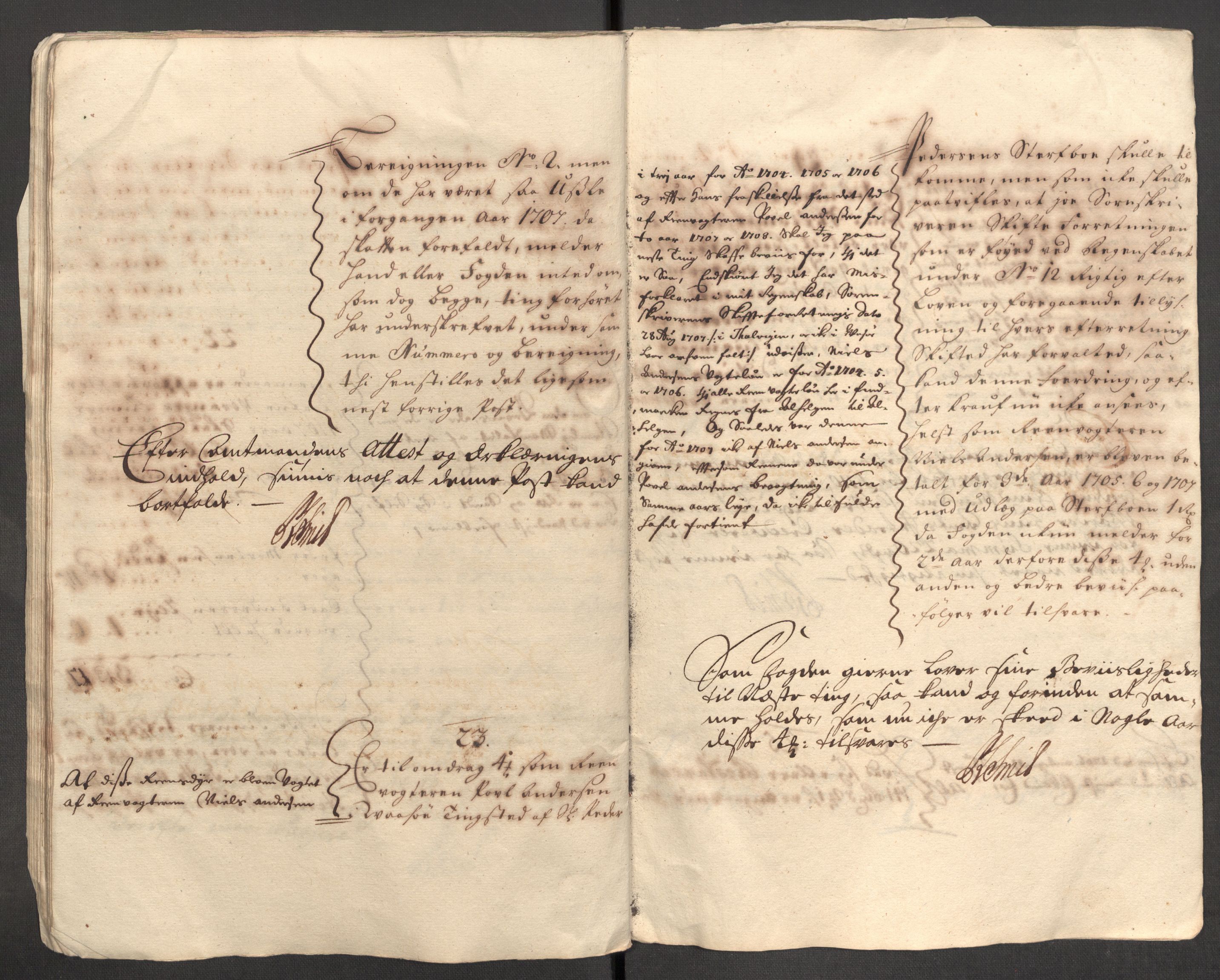 Rentekammeret inntil 1814, Reviderte regnskaper, Fogderegnskap, AV/RA-EA-4092/R69/L4854: Fogderegnskap Finnmark/Vardøhus, 1707-1708, s. 268